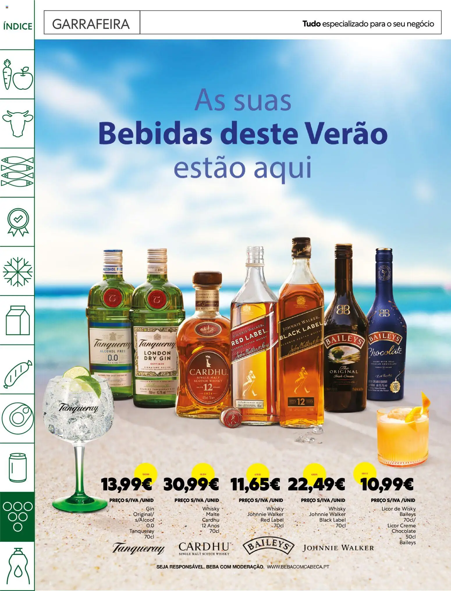 Recheio Horeca Madeira │ válido de 28/07/2026 | Página: 28 | Produtos: Whisky, Licor, Chocolate, Gin