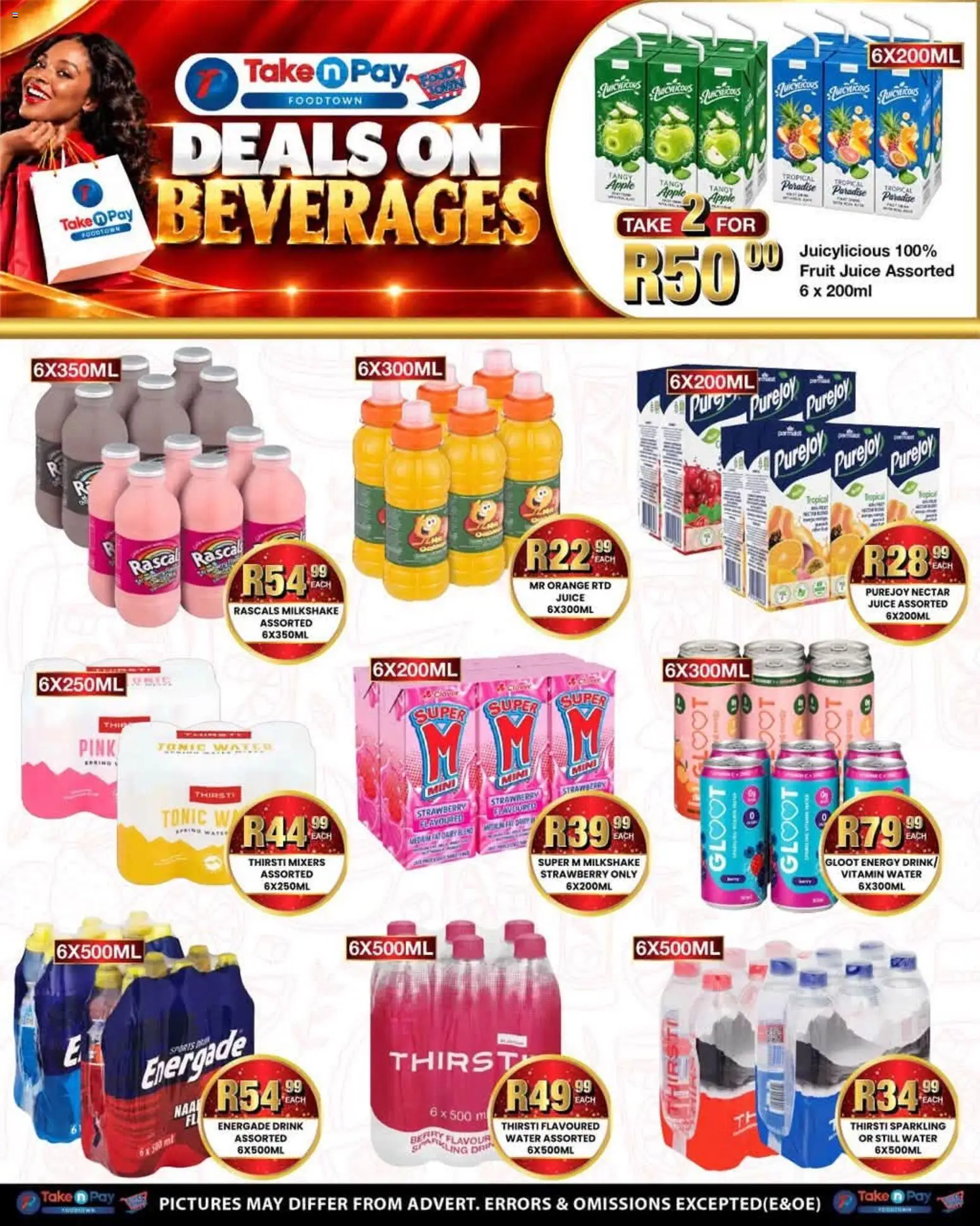 New Take n Pay catalogue – valid from 12/10/2026 | Page: 16 | Products: Beverages, Tonic, Juice, Fruit