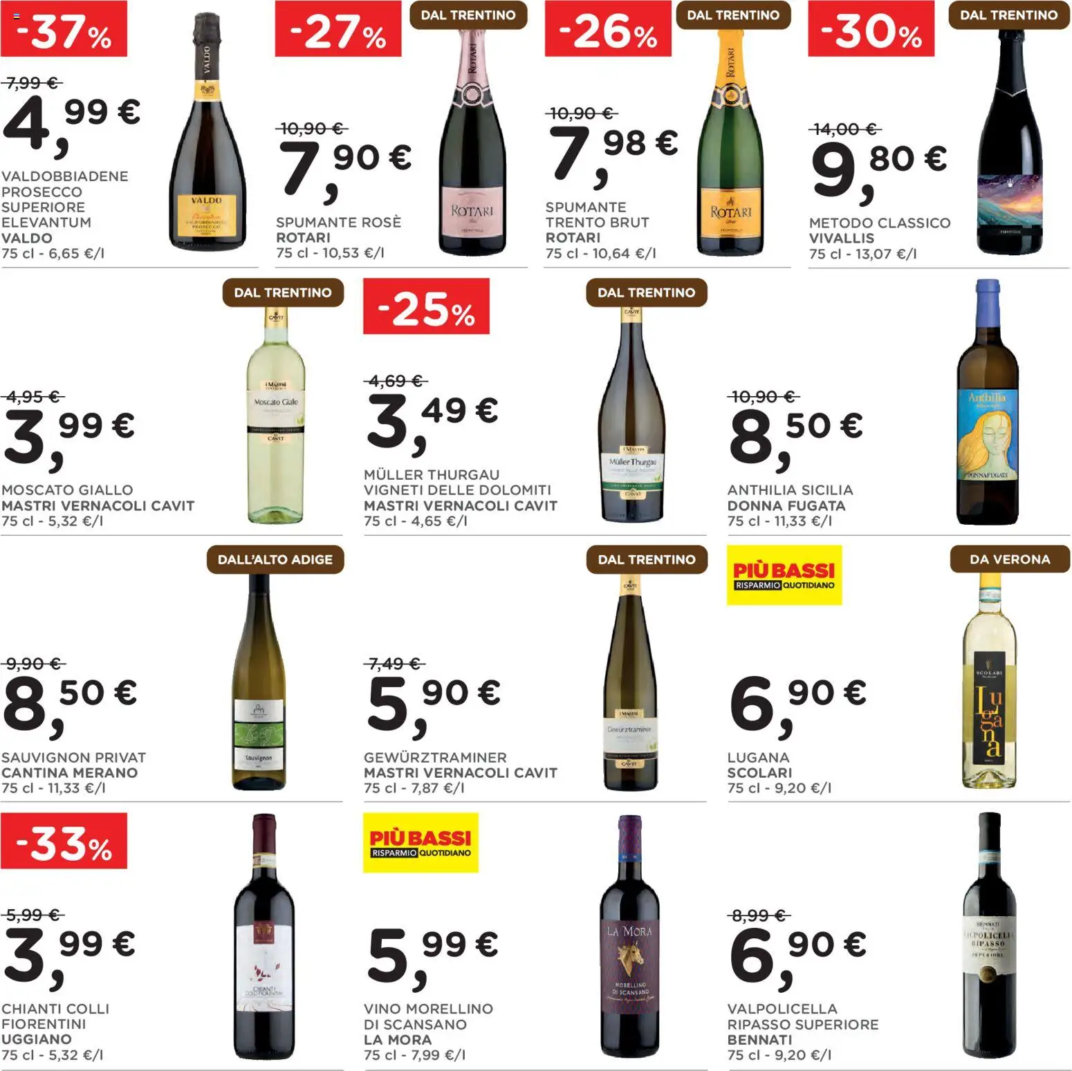 Volantino Poli del 19/08/2026 | Pagina: 24 | Prodotti: Prosecco, Vino, Spumante