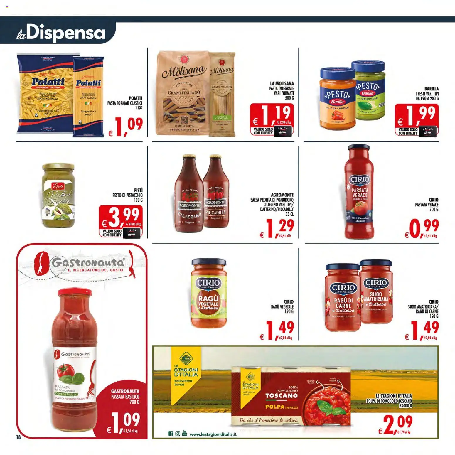 Volantino Decò del 21/07/2026 | Pagina: 18 | Prodotti: Salsa, Basilico, Ragú, Sugo