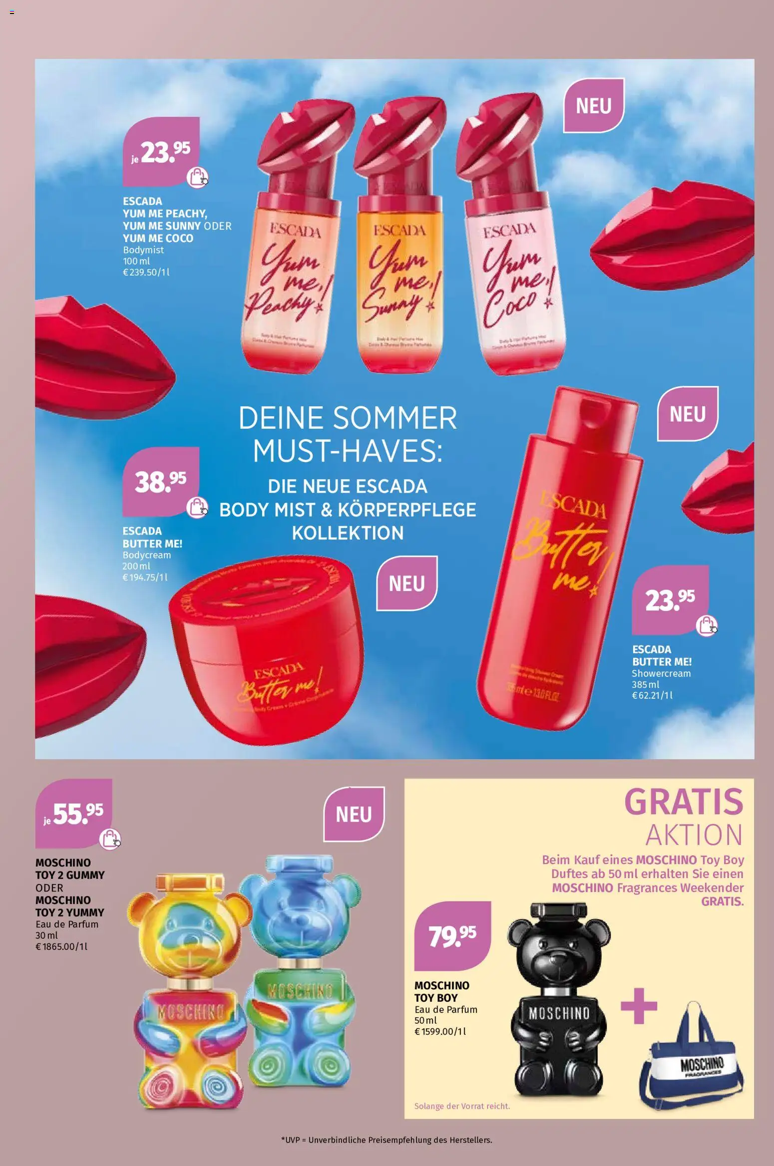 Müller Parfümerie Angebote gültig ab 01.06.2026 | Seite: 6 | Produkte: Parfüm, Butter