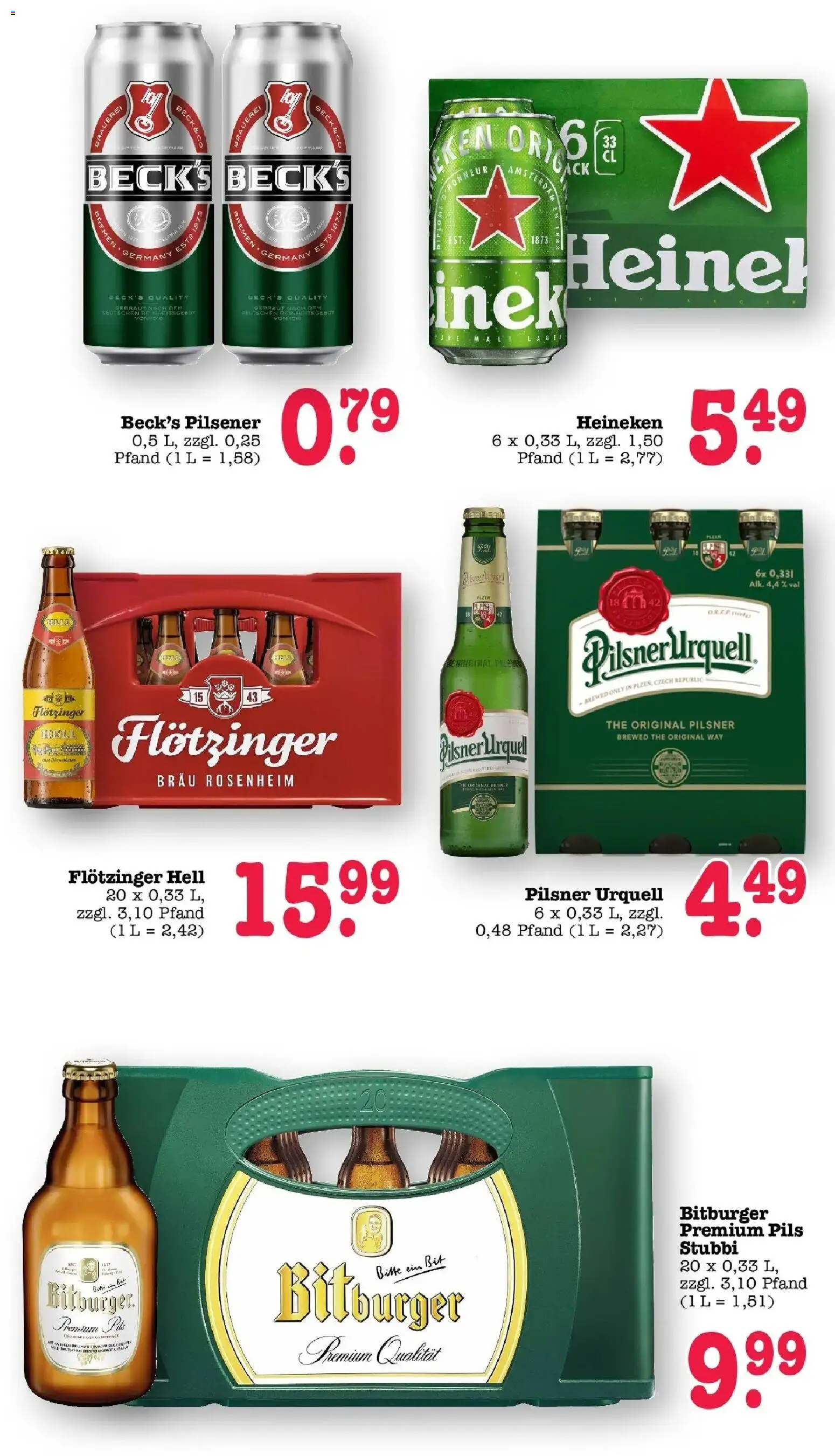 Edeka Prospekt Bühlertal (ab 19.10.2026) » Angebote Online | Seite: 62 | Produkte: Bitburger, Pils, Heineken, Pilsner urquell