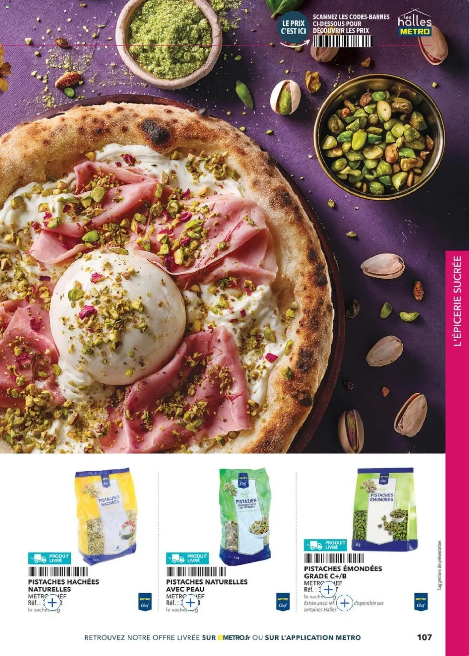 {H1} | Page: 107 | Produits: Pistaches, Livre