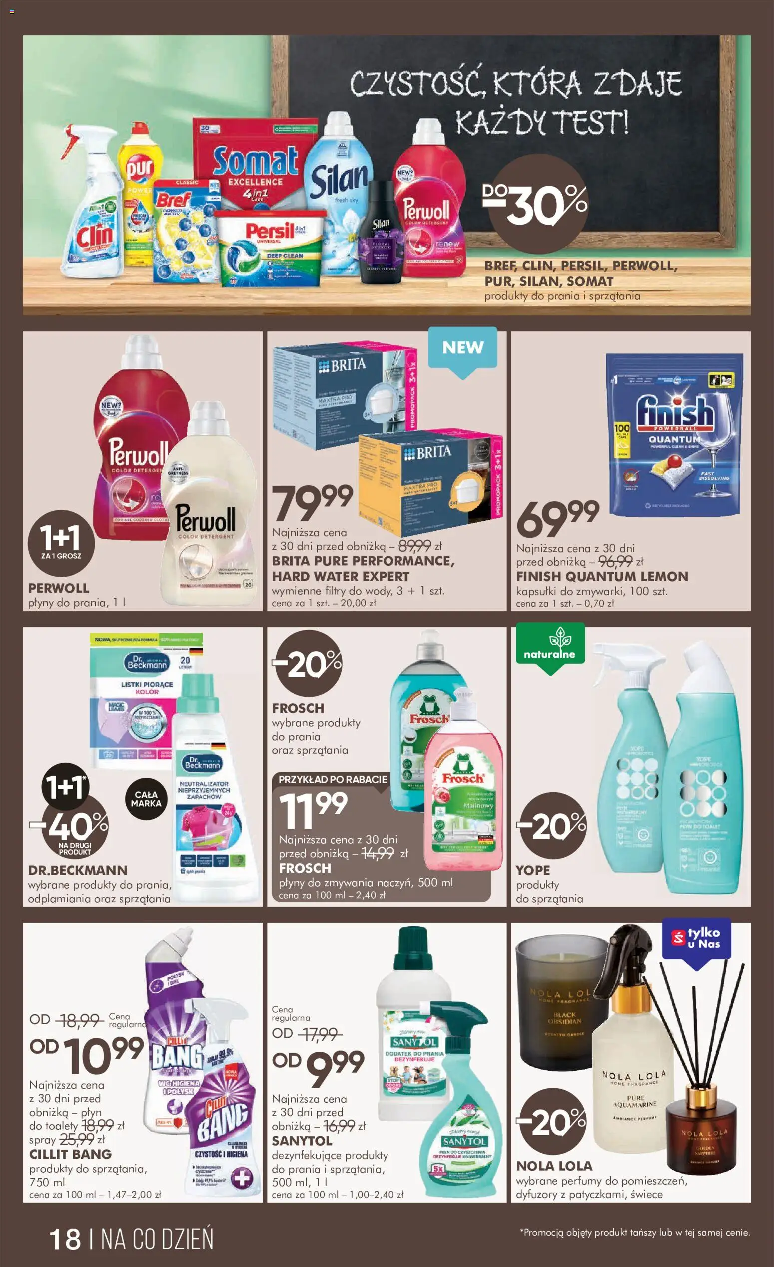 Super-pharm gazetka od 05.09.2026 | Strona: 18 | Produkty: Perwoll, Perfumy, Cillit bang, Detergent