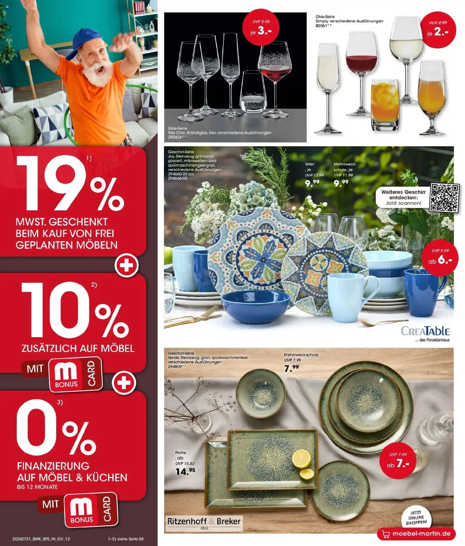 Möbel Martin Happy Days – gültig ab 31.07.2026 | Seite: 12 | Produkte: Kuchen
