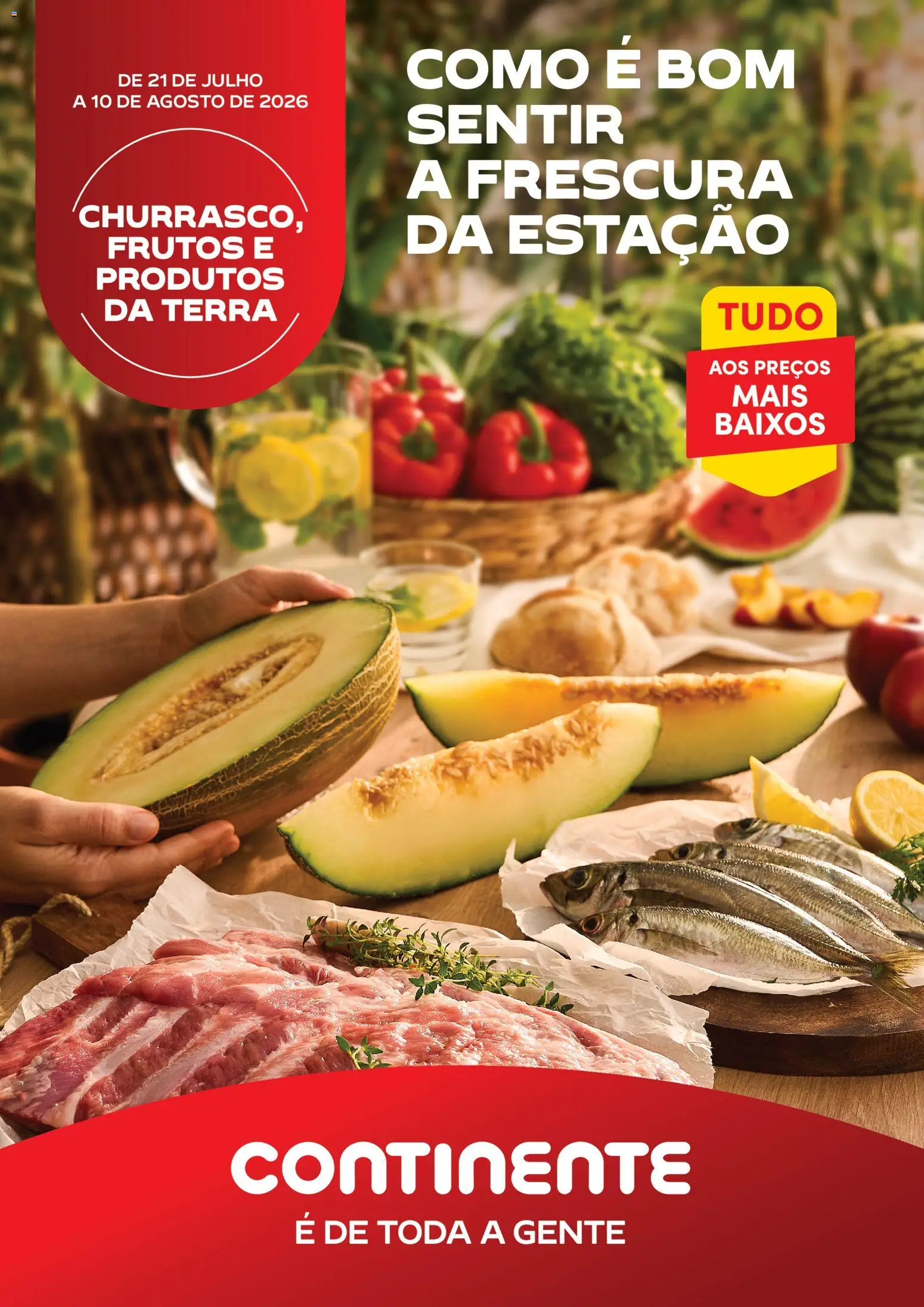 Continente - Açores Churrasco, Frutos e Produtos da Terra │ válido de 21/07/2026 | Página: 1