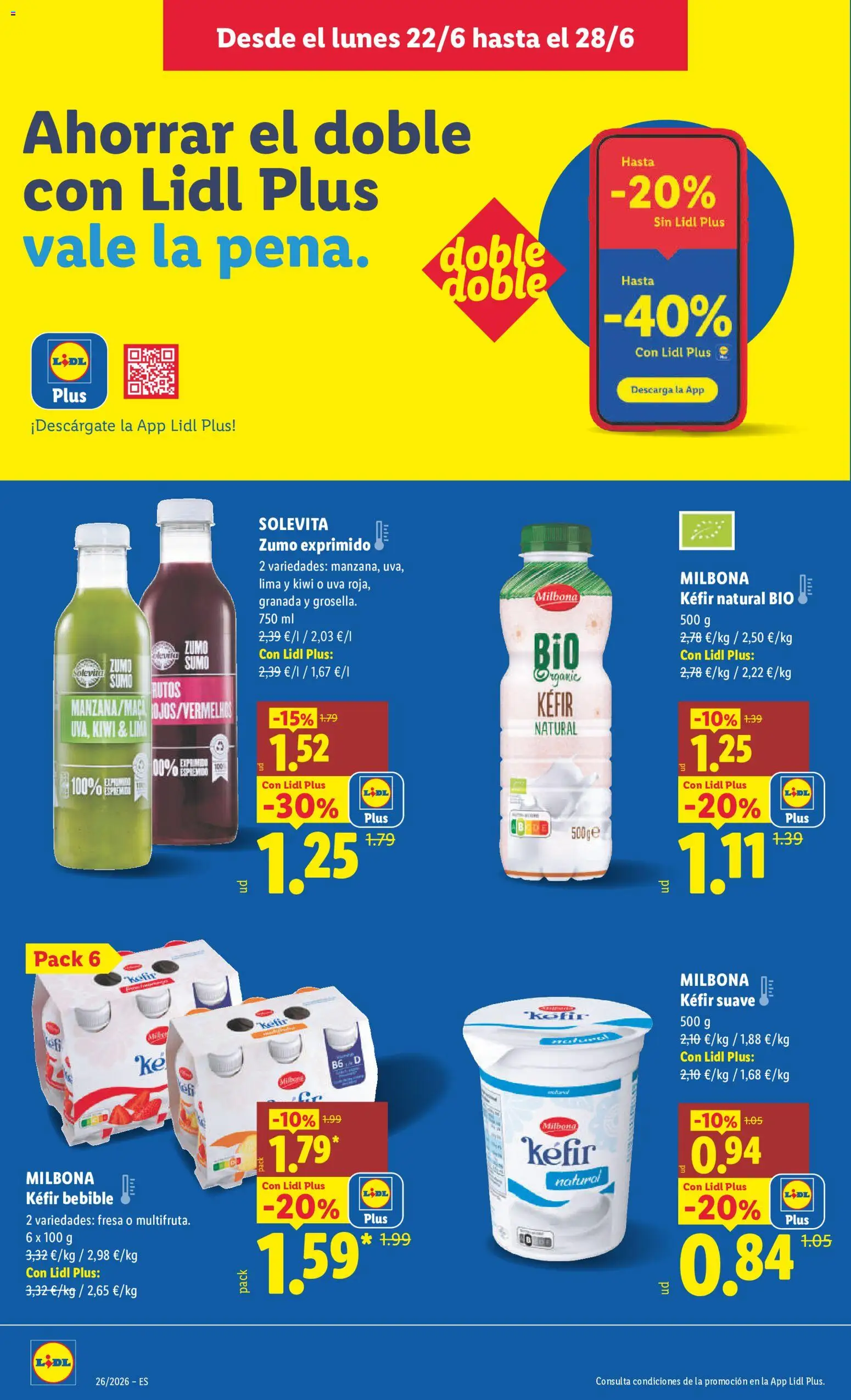 Lidl folleto │ válido desde el 22.06.2026 | Página: 6 | Productos: Lima, Kiwi, Ροζ πιπέρι