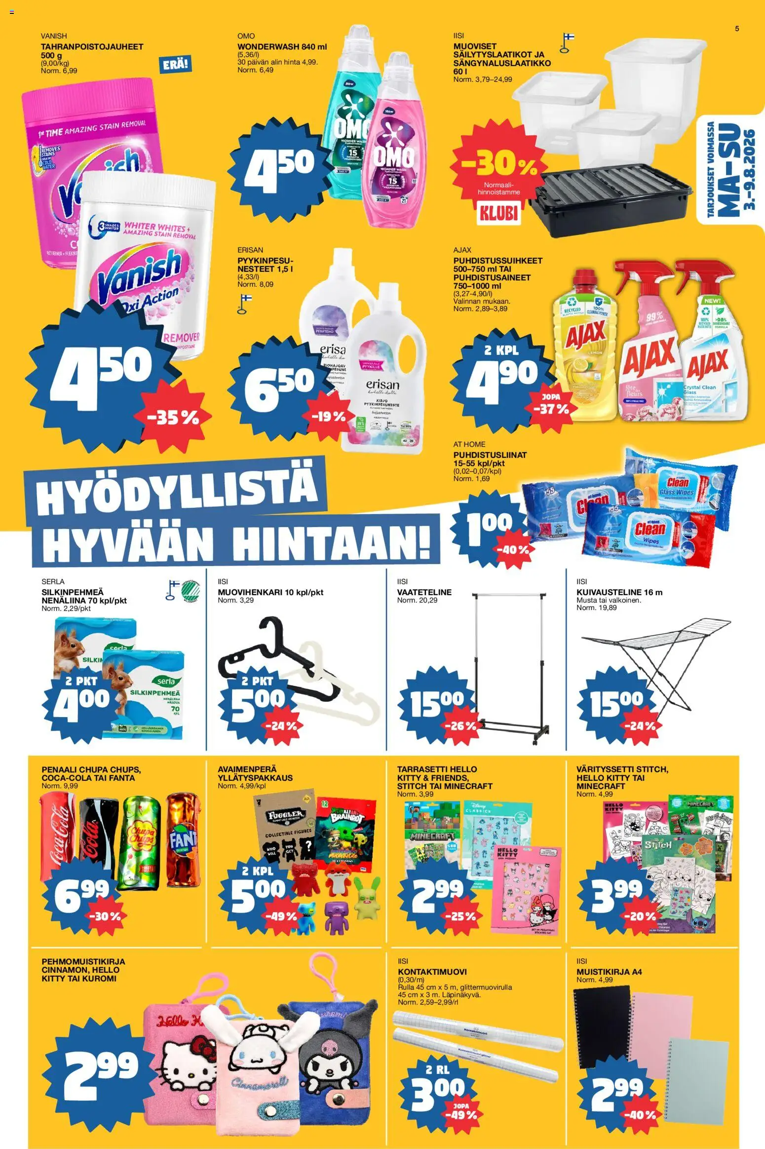 Tokmanni tarjoukset – voimassa 03/08/2026 alkaen | Sivu: 5