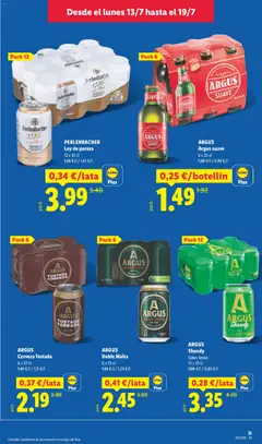 Vista previa ARGUS Cerveza Tostada, 6 x 33 cl válido desde el 13/07/2026 | Página: 31 | Productos: Cerveza