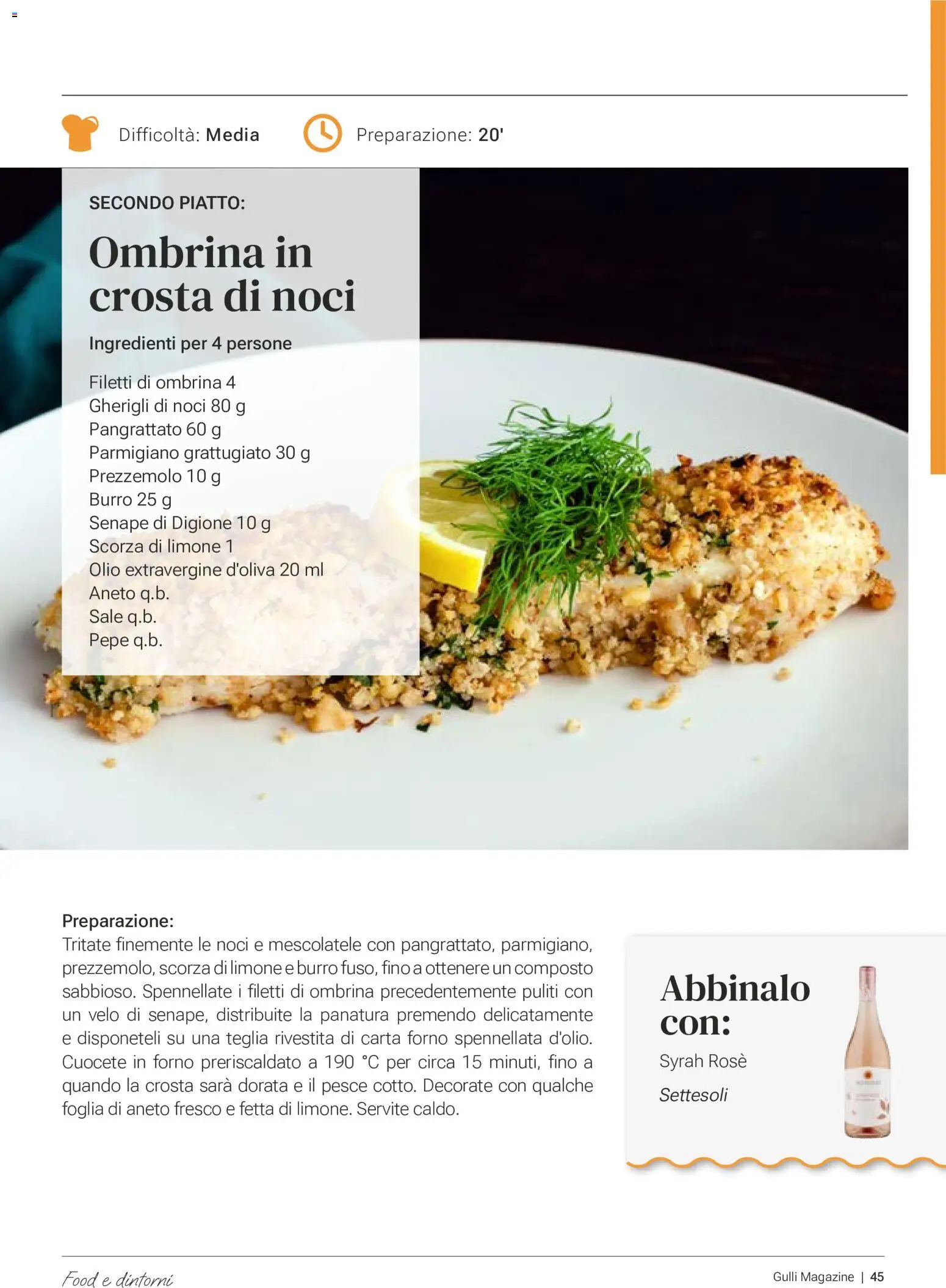 Volantino Gulliver del 01/08/2026 | Pagina: 44 | Prodotti: Pesce, Sale, Limone, Aneto