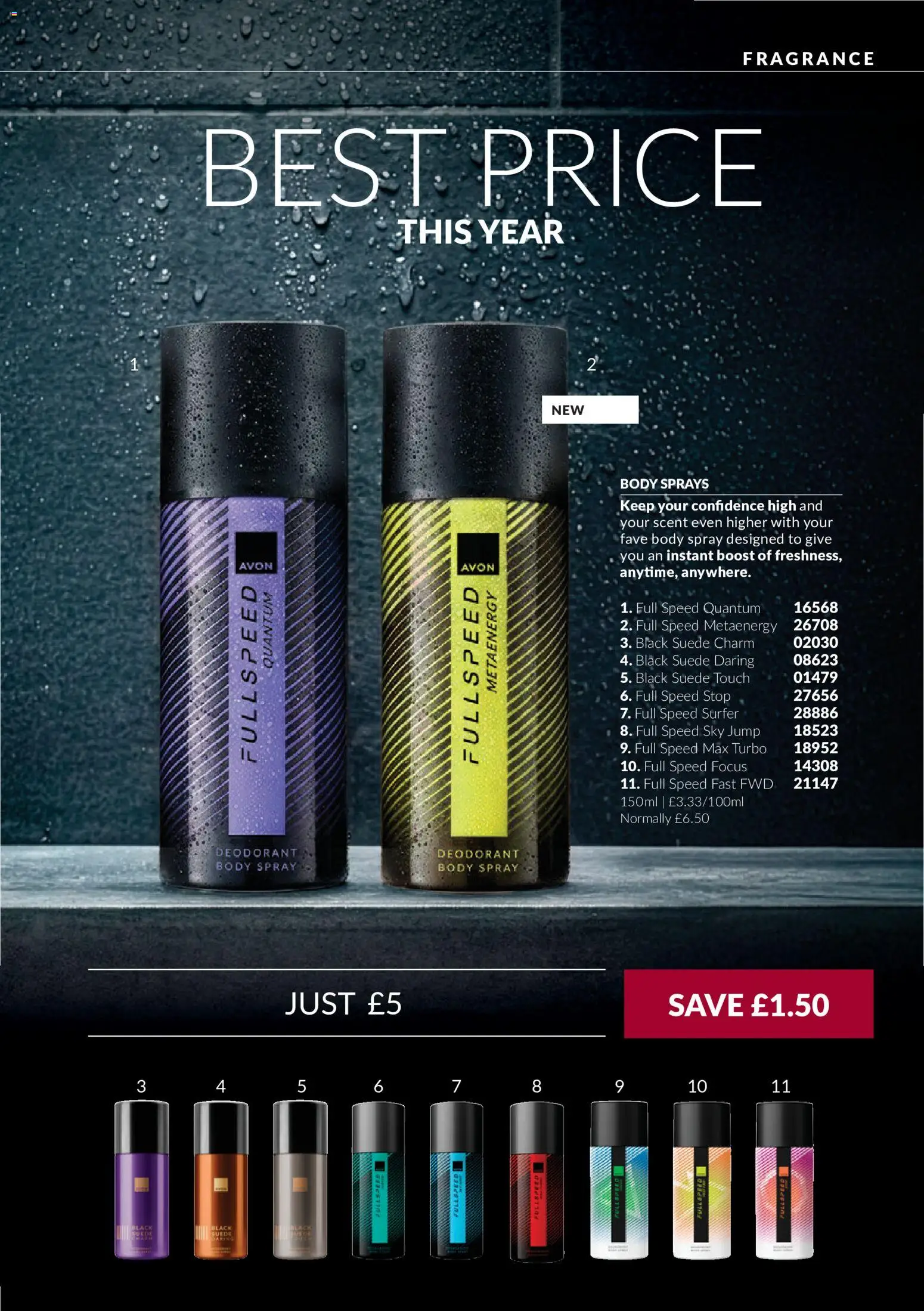 {H1} | Page: 95 | Products: Fragrance, Deodorant