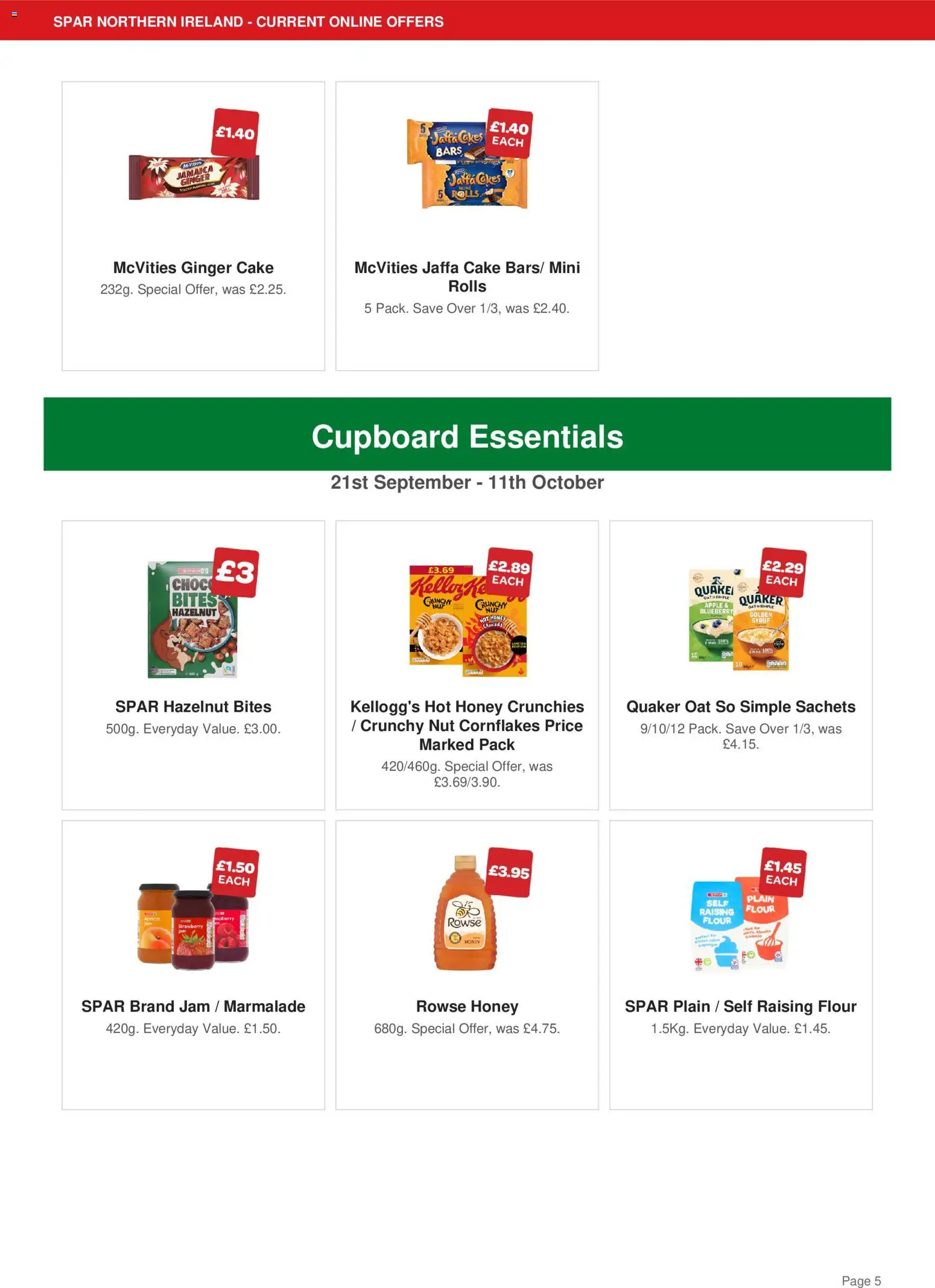 {H1} | Page: 5 | Products: Apple, Syrup, Ginger, Pudding
