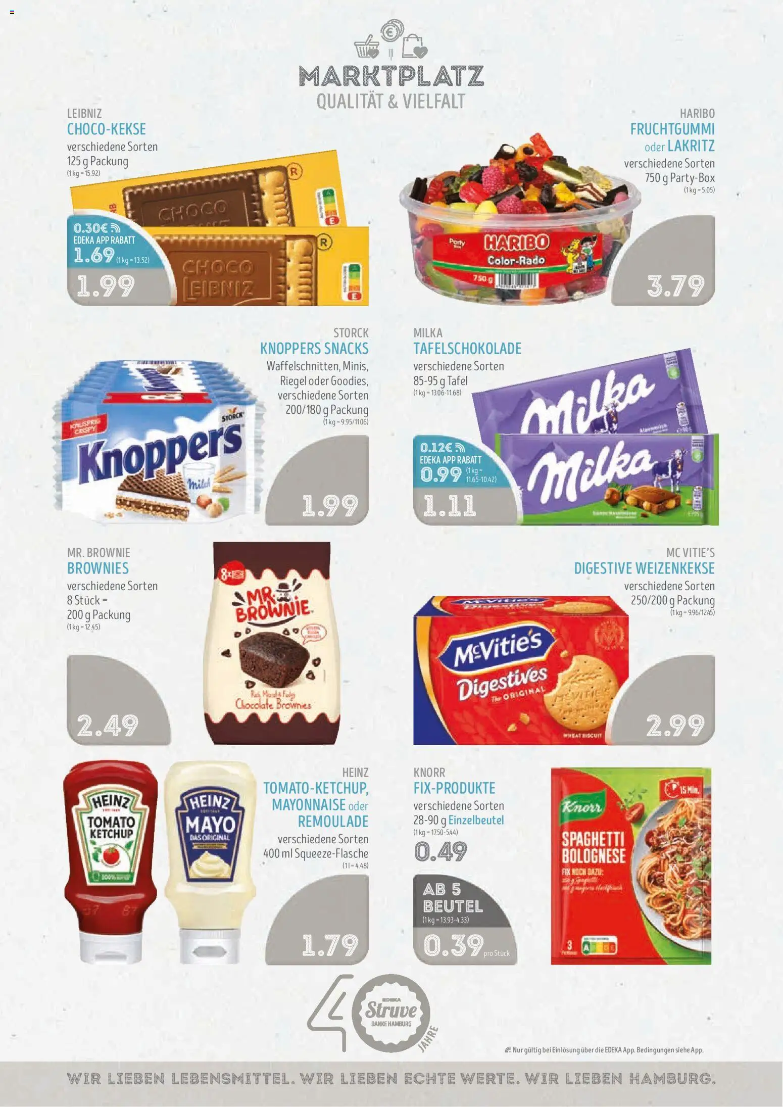 Edeka Struve Prospekt – gültig ab 06.07.2026 | Seite: 11 | Produkte: Haribo, Mayonnaise, Knoppers, Ketchup