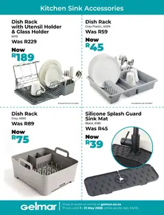 Gelmar specials catalogue – valid from 01.05.2026 | Page: 8 | Products: Utensil holder, Sink, Silicone