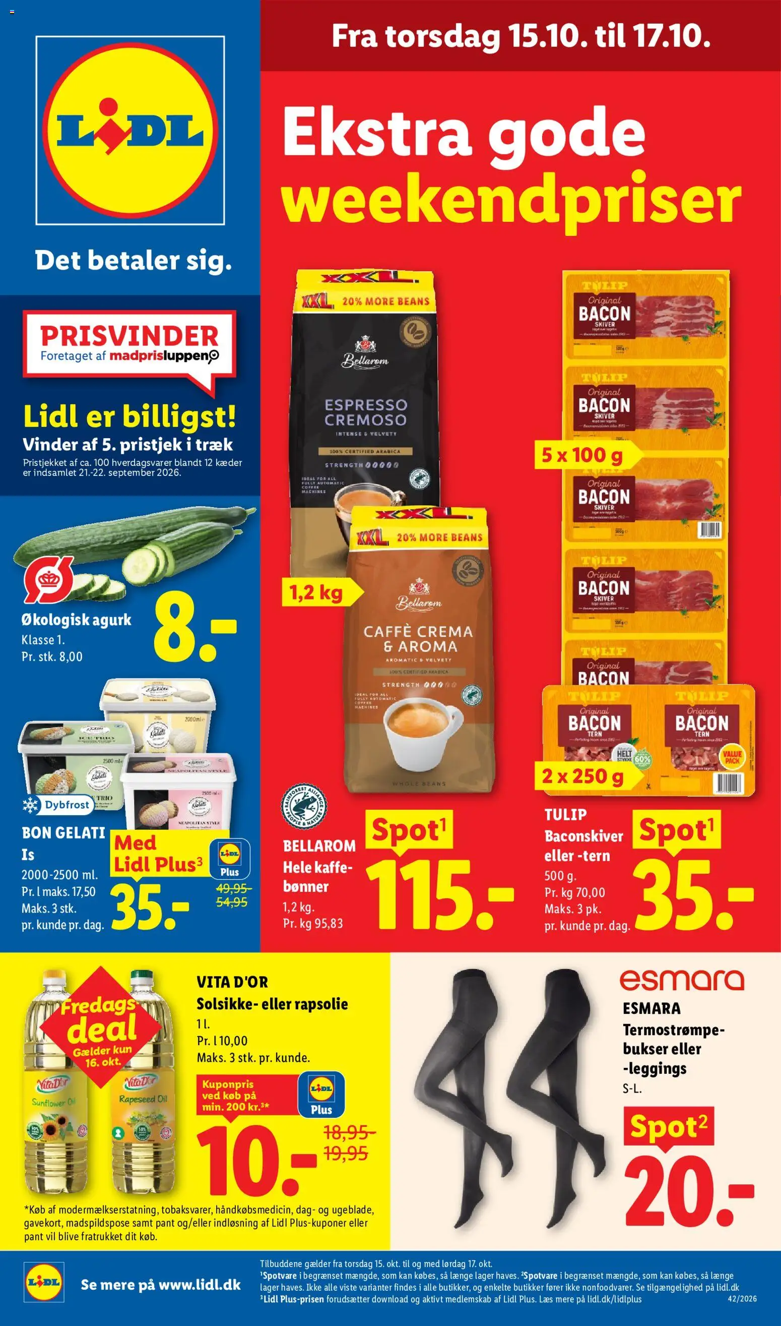 Lidl tilbudsavis – gyldig fra 11/10/2026 | Side: 40 | Produkter: Bønner, Is, Bukser, Bacon