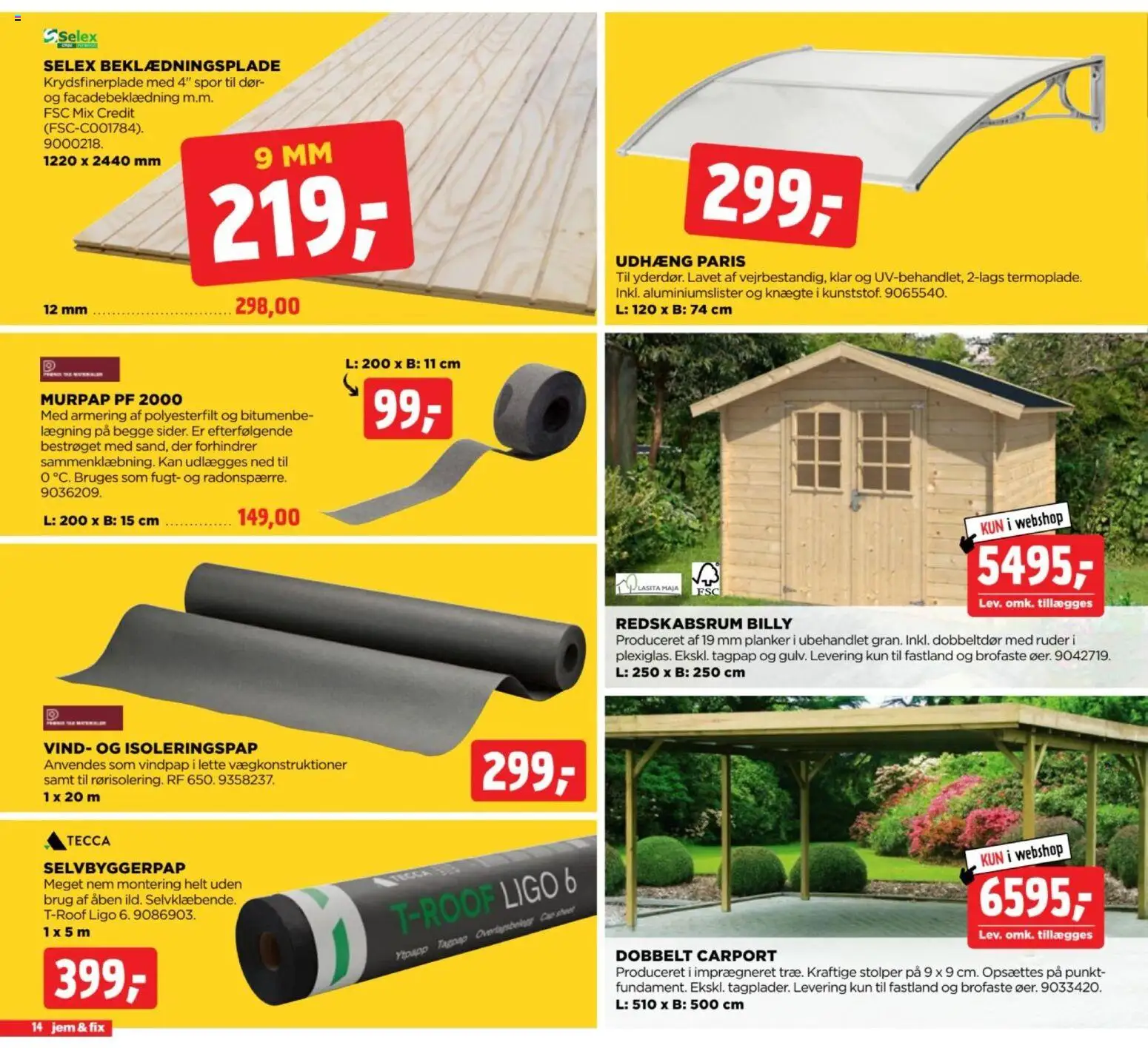 Jem & fix tilbudsavis – gyldig fra 30/08/2026 | Side: 14 | Produkter: Søm