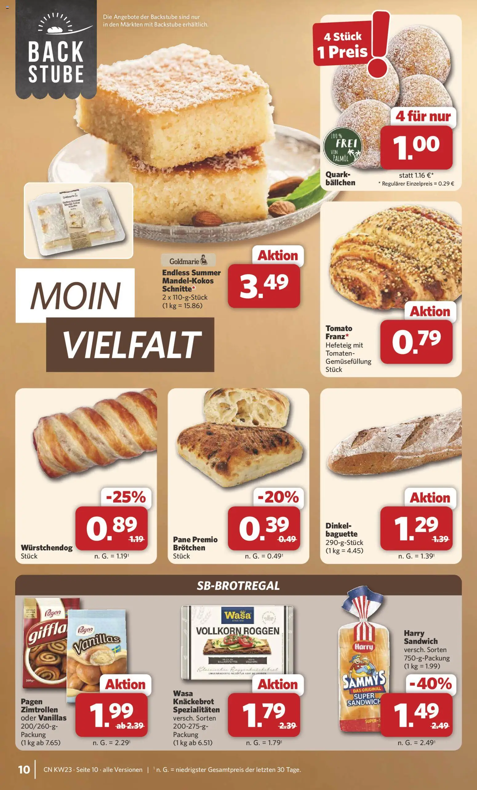 Combi Prospekt – gültig ab 01.06.2026 | Seite: 10 | Produkte: Quark, Pane, Baguette, Tomaten