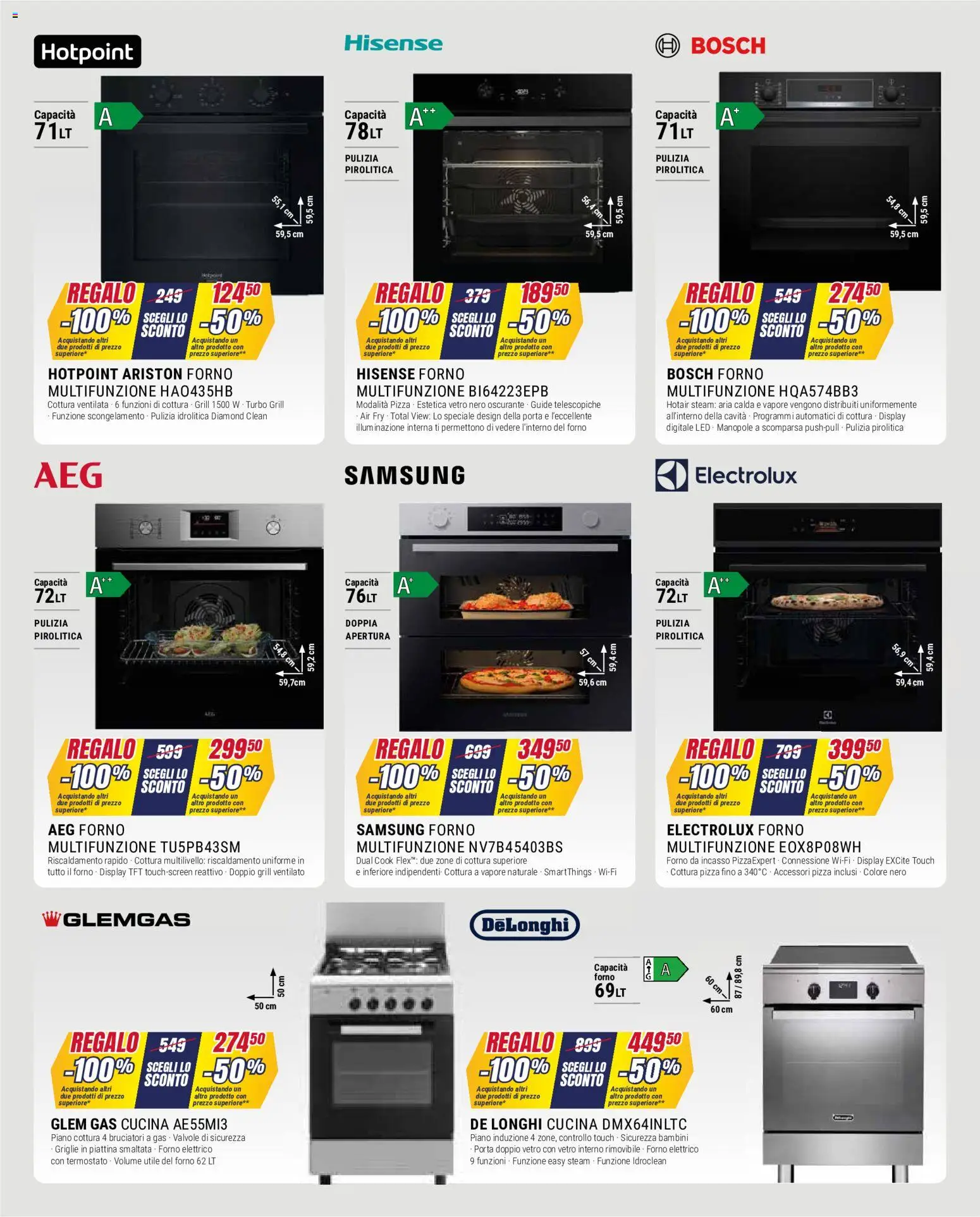 Volantino Trony del 29/10/2026 | Pagina: 15 | Prodotti: Porta, Piano cottura, Il forno, Samsung