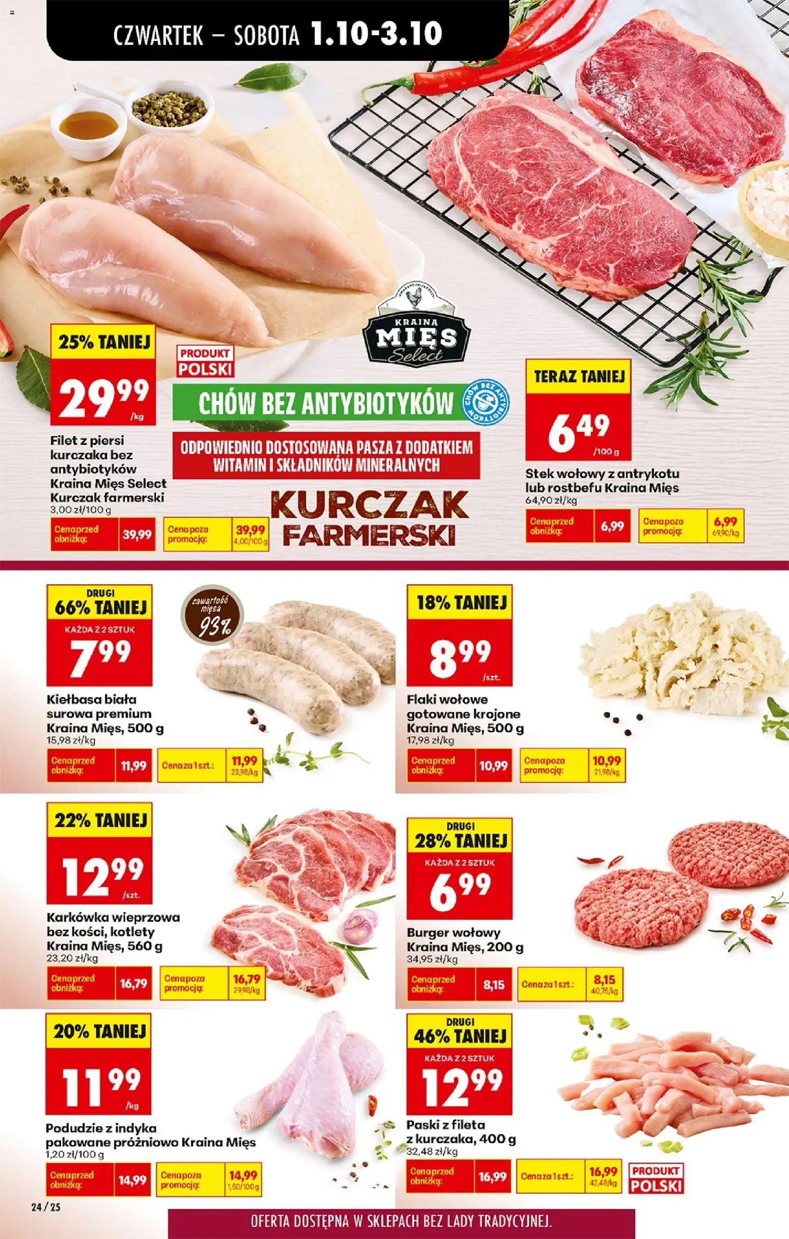 Biedronka Polsko leták - Codziennie niskie ceny od 01.10.2026 | Strana: 30 | Produkty: Burger, Filet