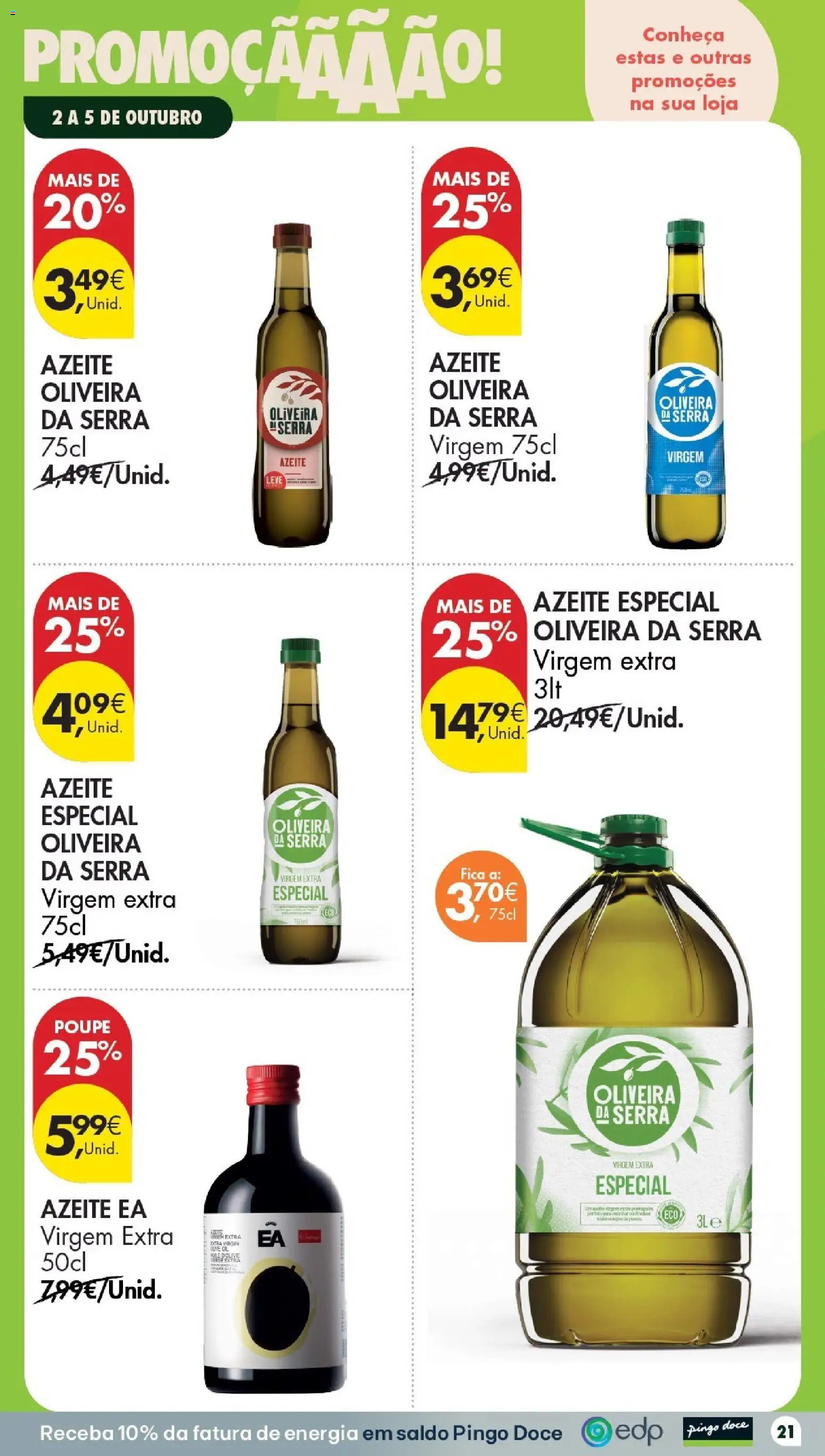 Pingo Doce Poupe este Fim de Semana │ válido de 02/10/2026 | Página: 21 | Produtos: Azeite