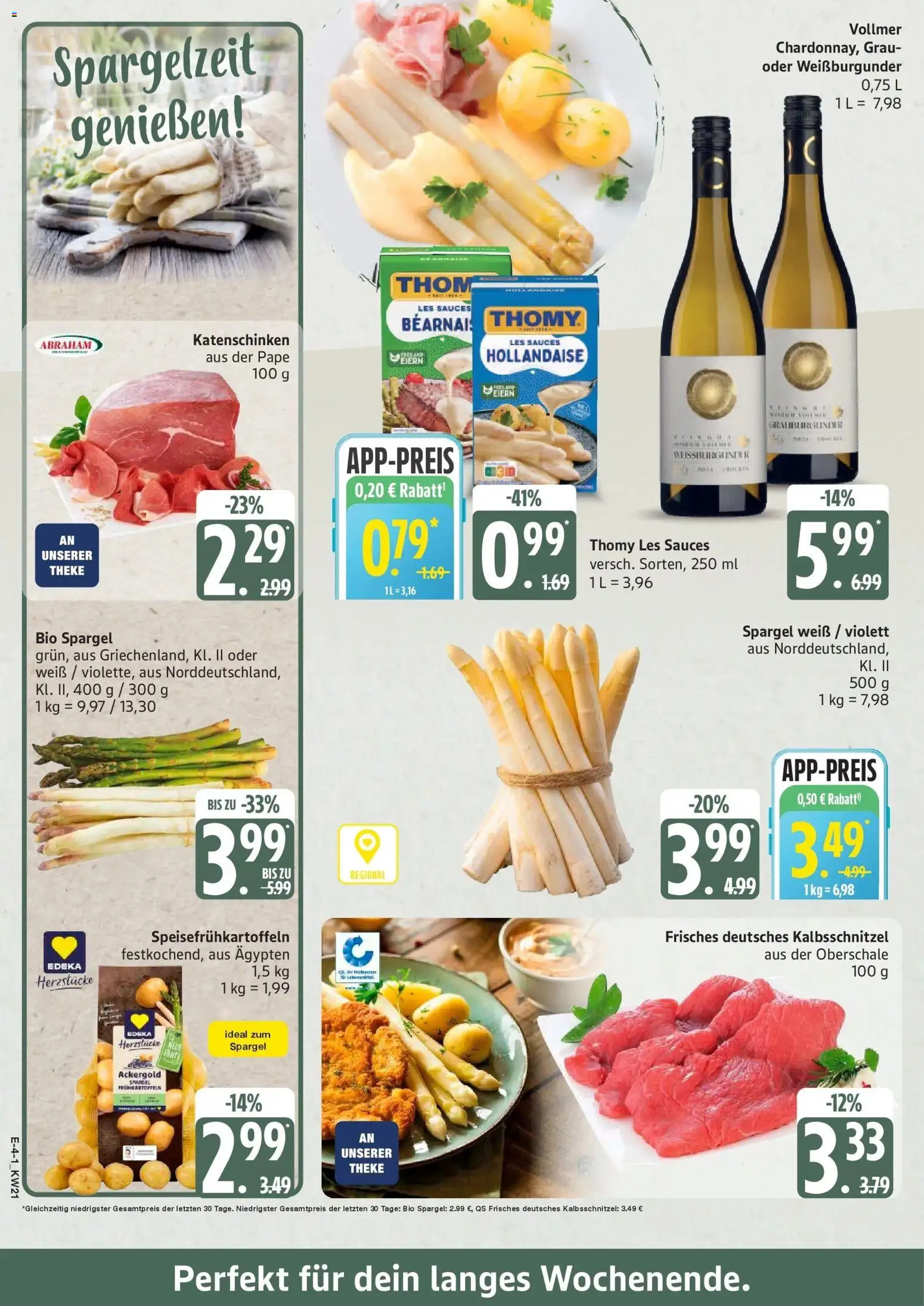 Marktkauf Prospekt Mölln	 – gültig ab 17.05.2026 | Seite: 4 | Produkte: Thomy les sauces, Theke, Spargel