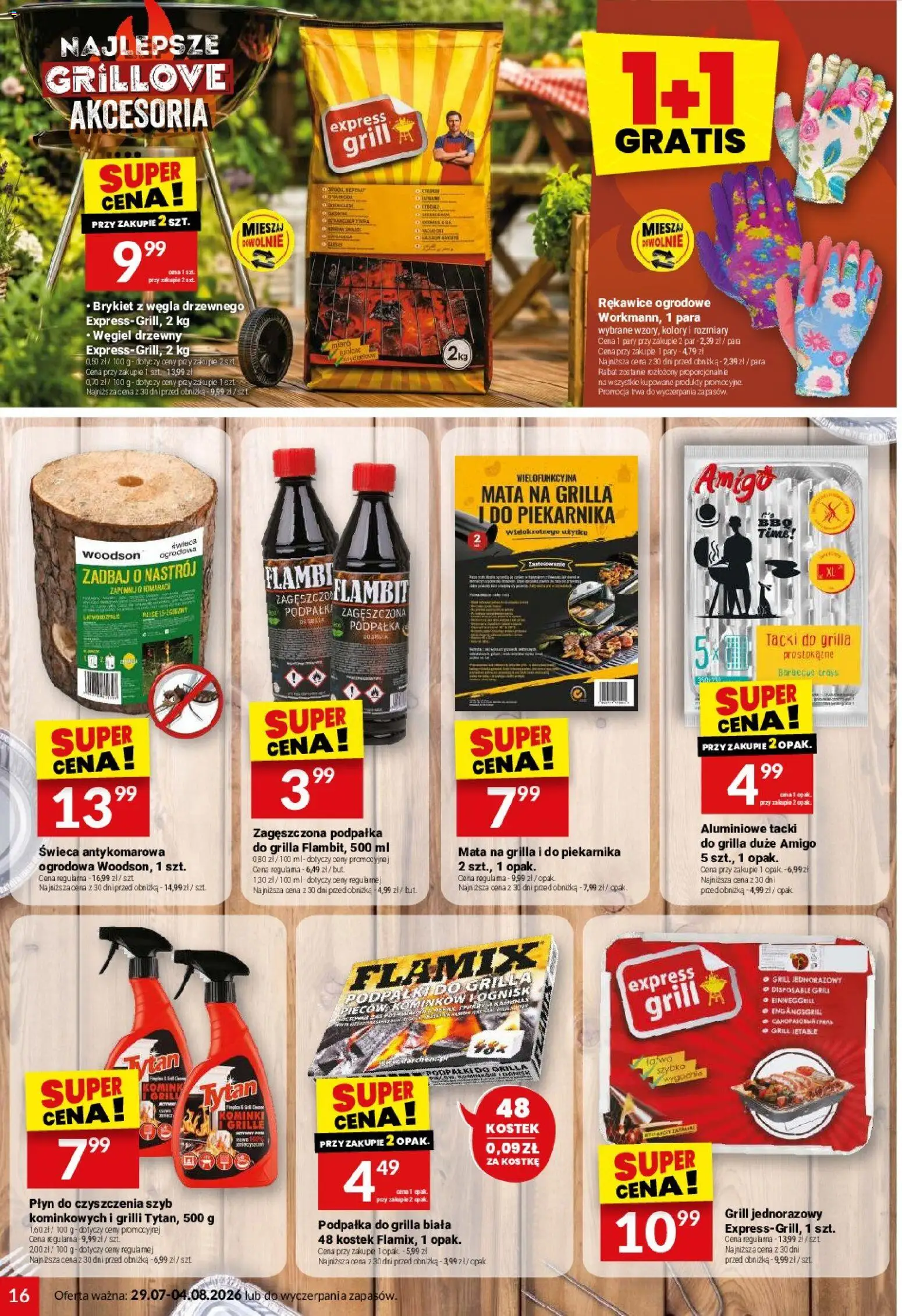 Twój Market gazetka od 29.07.2026 | Strona: 16 | Produkty: Grill, Grill jednorazowy