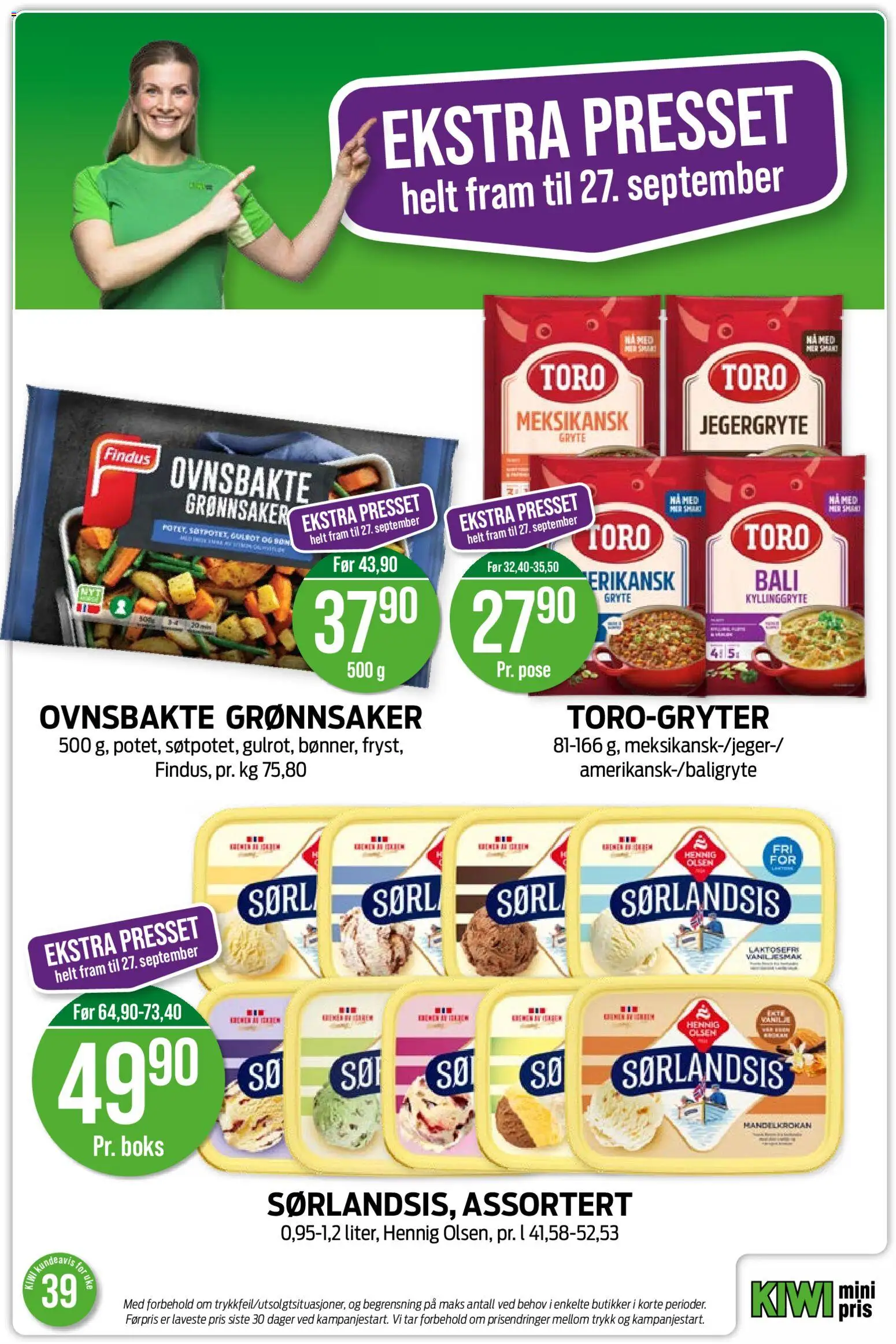 {H1} | Side: 6 | Produkter: Grønnsaker, Ved, Sørlandsis, Boks