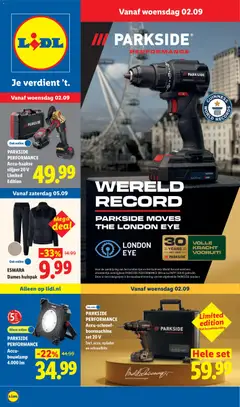 Lidl folder - Non food - Voorbeeld van een folder van Lidl, geldig van 02-09-2026