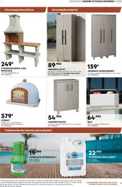 Pré-visualização BricoMarché folheto 14 - Catálogo de Jardim Outuno Inverno válido de 01/10/2026 | Página: 19 | Produtos: Piscina, Armário, Bancada, Portas