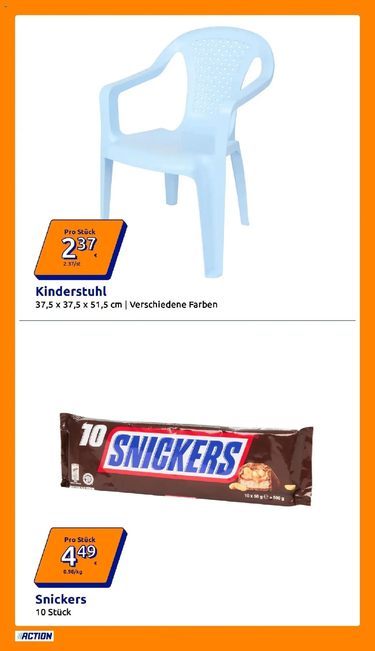Action - Action: Kleine Preise, große Freude ab 12.08.2026 → Angebote nächste Woche | Seite: 16 | Produkte: Snickers