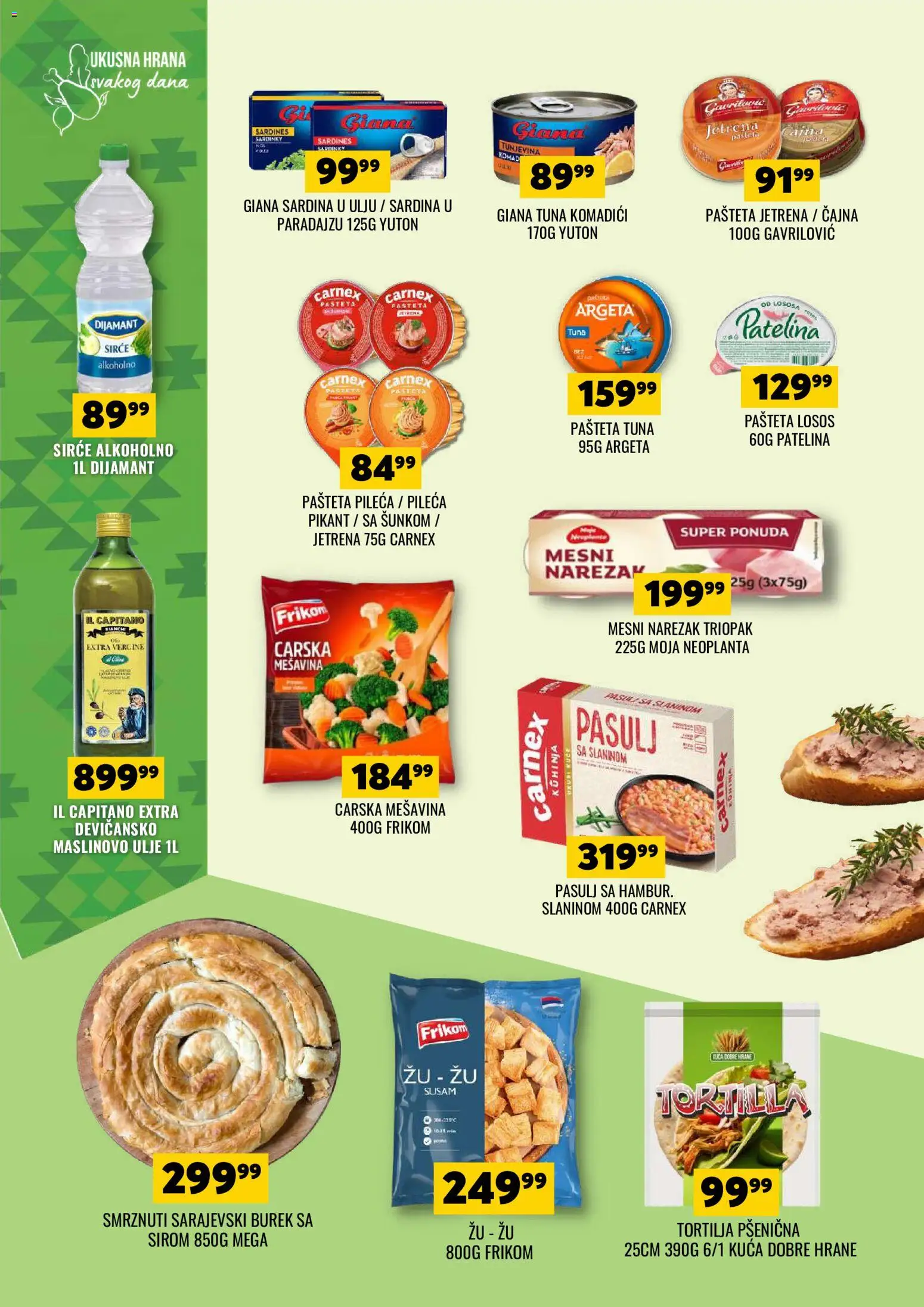 Tekijanka katalog - važi od 06.05.2026 | Strana: 6 | Proizvode: Pasulj, Losos, Ulje, Sirće