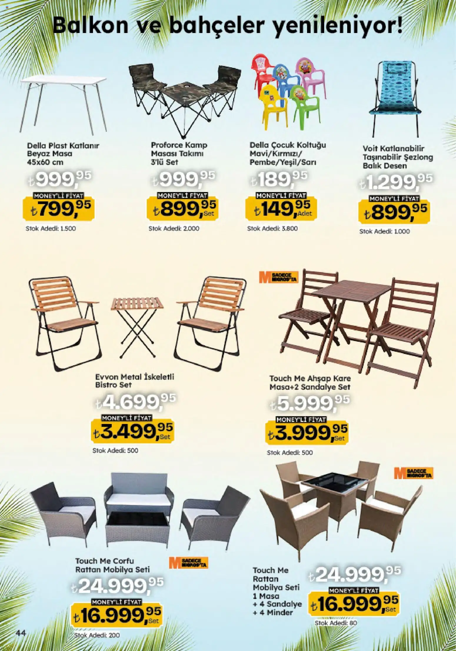 Migros Katalog - 5M Migroskop Dijital - 20 Ağustos 2026 tarihinden itibaren geçerlidir | Sayfa: 167 | Ürünler: Masa, Sandalye, Balık
