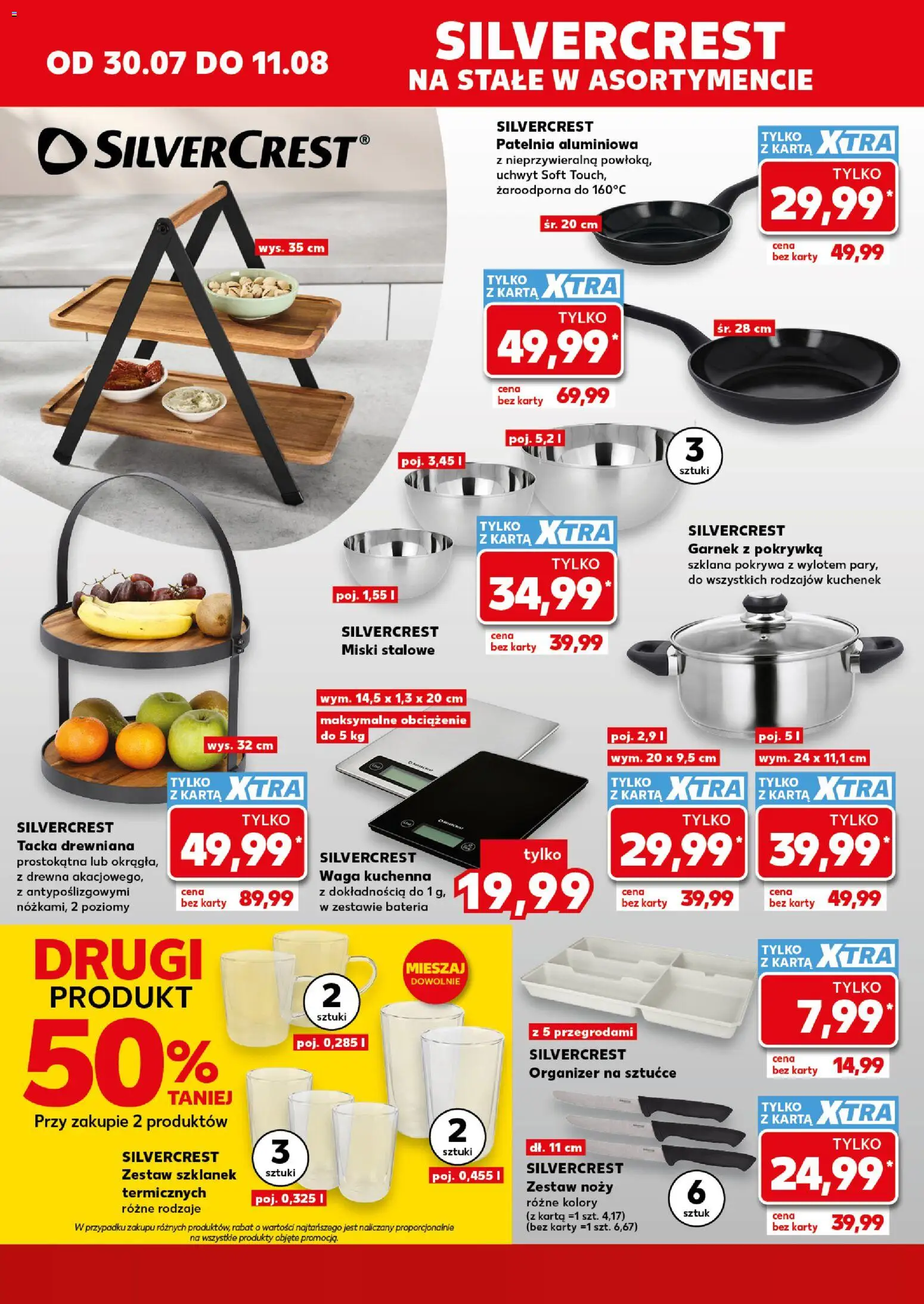 Kaufland Polsko leták - Mocny start od 03.08.2026 | Strana: 24 | Produkty: Organizér, Karty