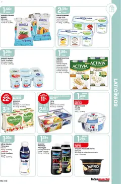 Pré-visualização Intermarché folheto válido de 30/07/2026 | Página: 17 | Produtos: Manteiga de amendoim, Probióticos, Iogurte, Iogurte liquido