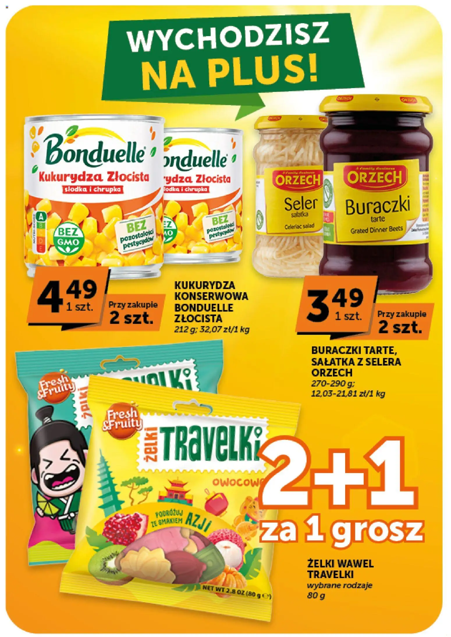 Groszek gazetka od 06.08.2026 | Strona: 24 | Produkty: Kukurydza, Żelki, Sałatka