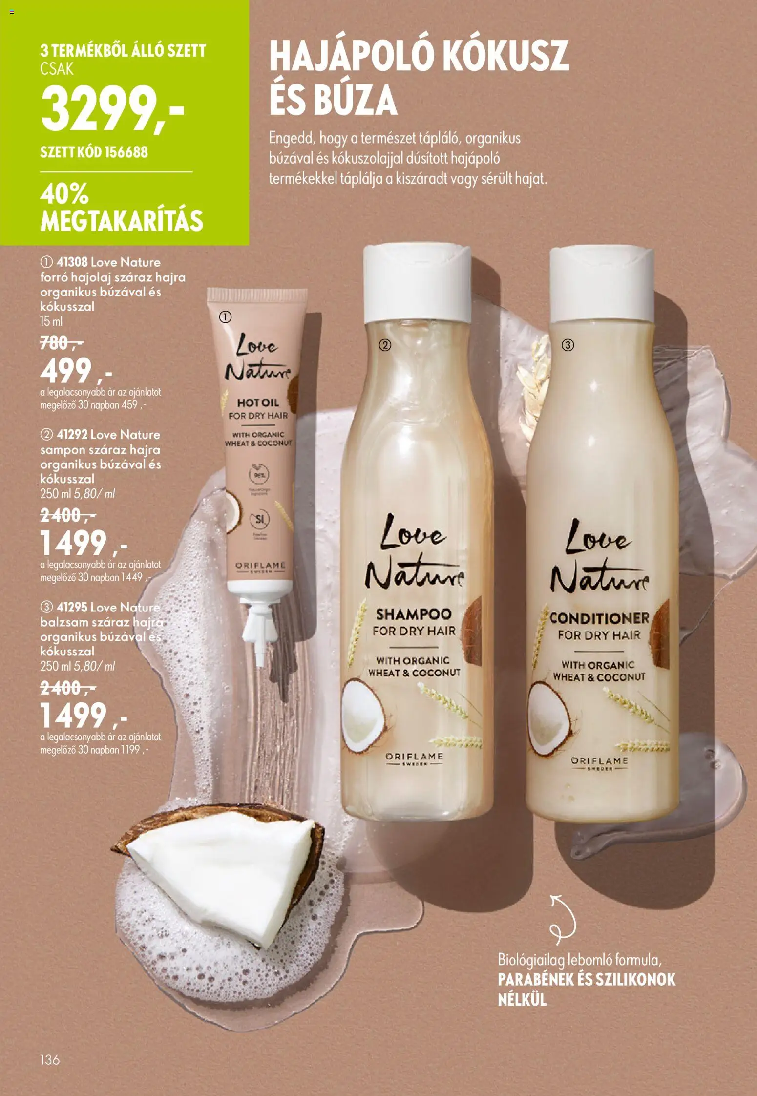 Oriflame akciós ujság - amely érvényes a következő dátumtól: 2026.07.29. | Oldal: 136