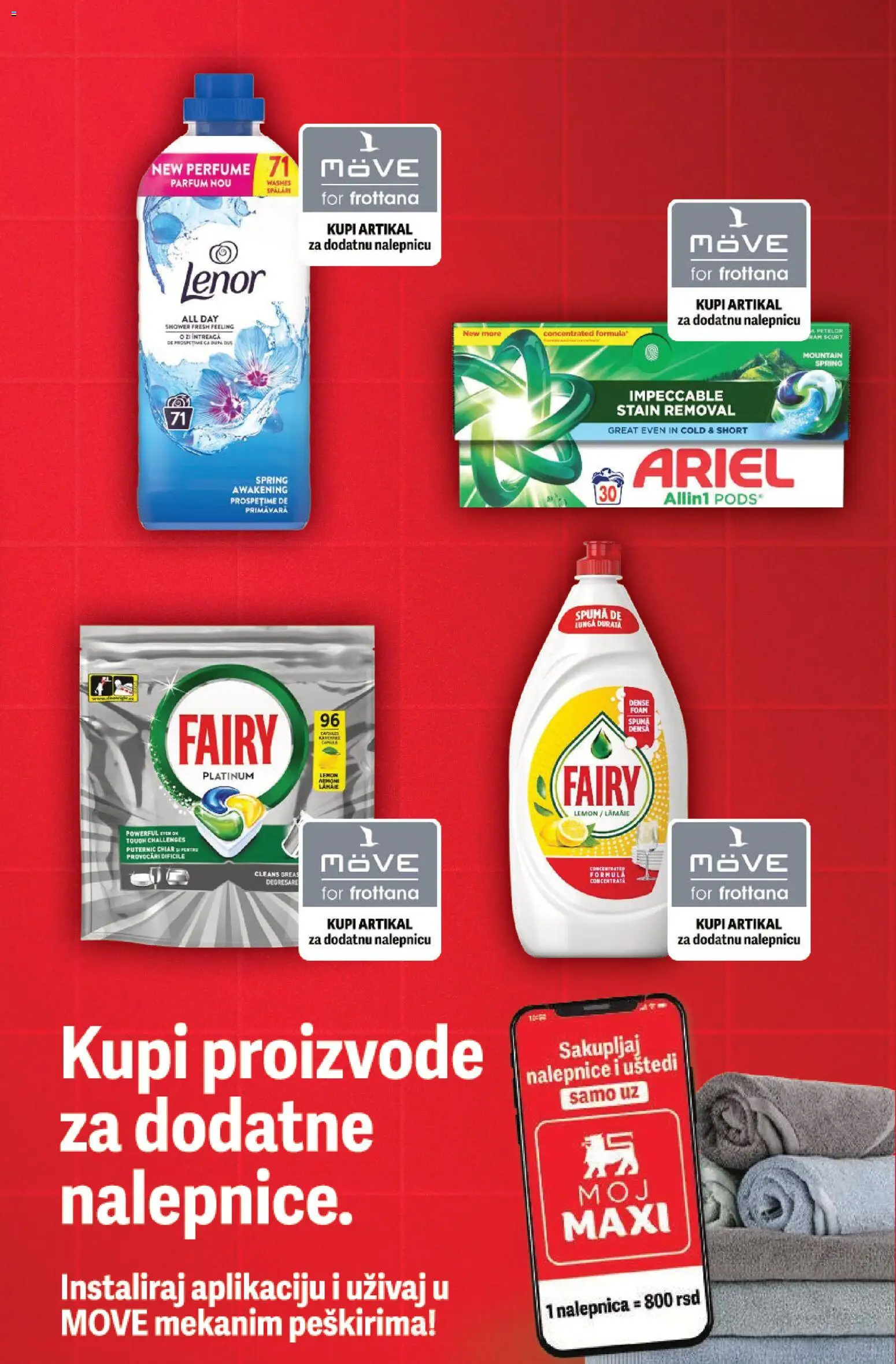 Mega Maxi katalog - važi od 16.07.2026 | Strana: 13 | Proizvode: Ariel, Lenor, Kapsule