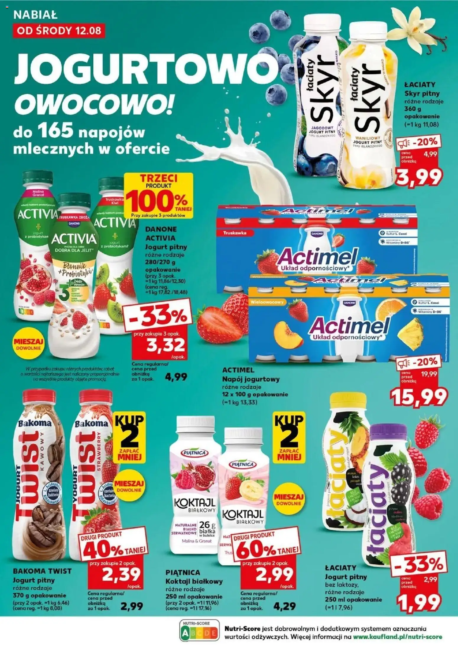 Kaufland gazetka - Super Piątek od 14.08.2026 - od jutra PDF | Strona: 18 | Produkty: Skyr pitny, Błonnik, Piątnica, Skyr