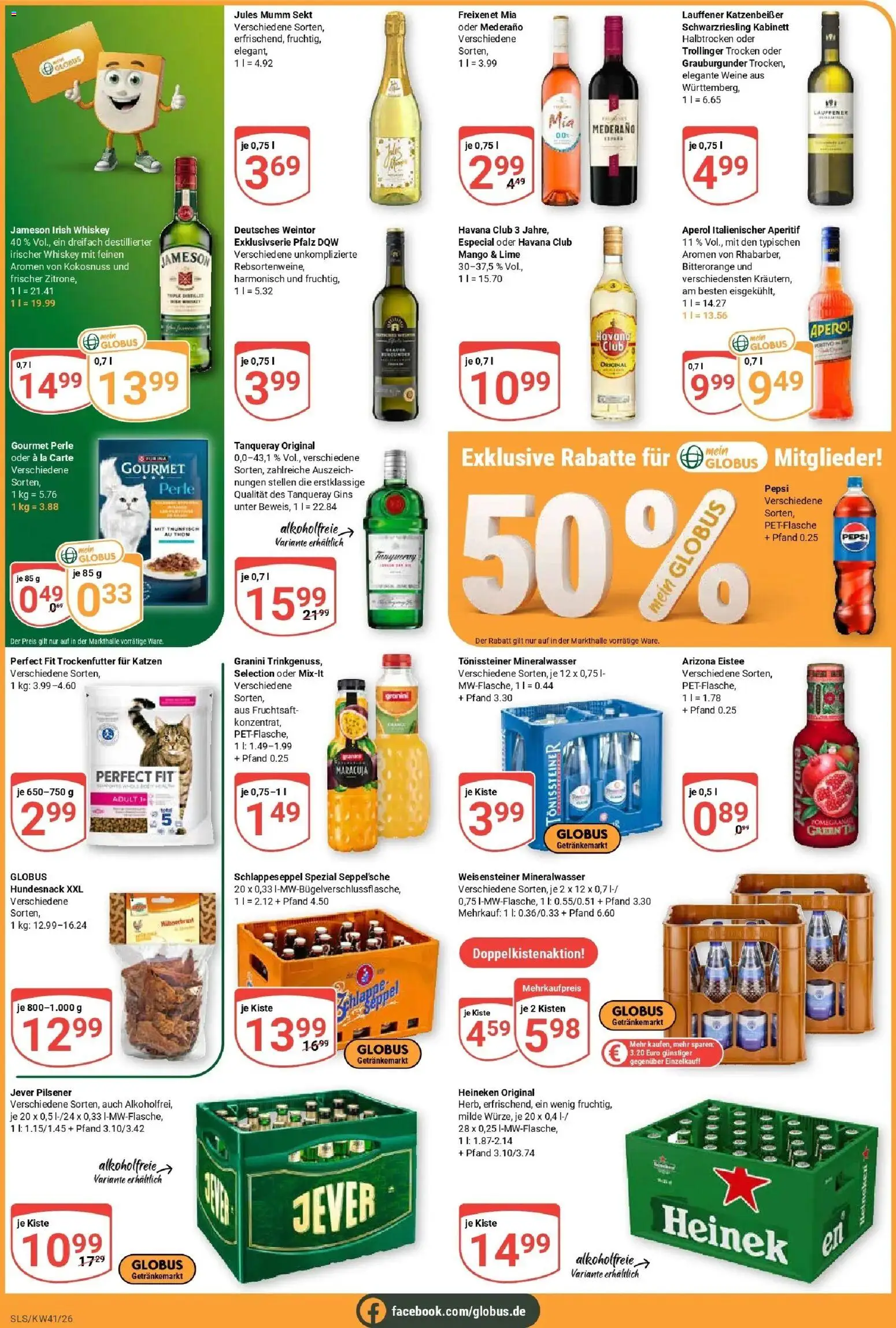 Globus Prospekt Saarlouis (ab 05.10.2026) » Angebote online | Seite: 7 | Produkte: Havana club, Sekt, Heineken, Mango