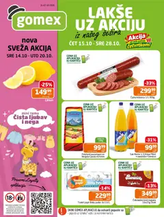 Gomex katalog - pregled Gomex kataloga - važi od 15.10.2026