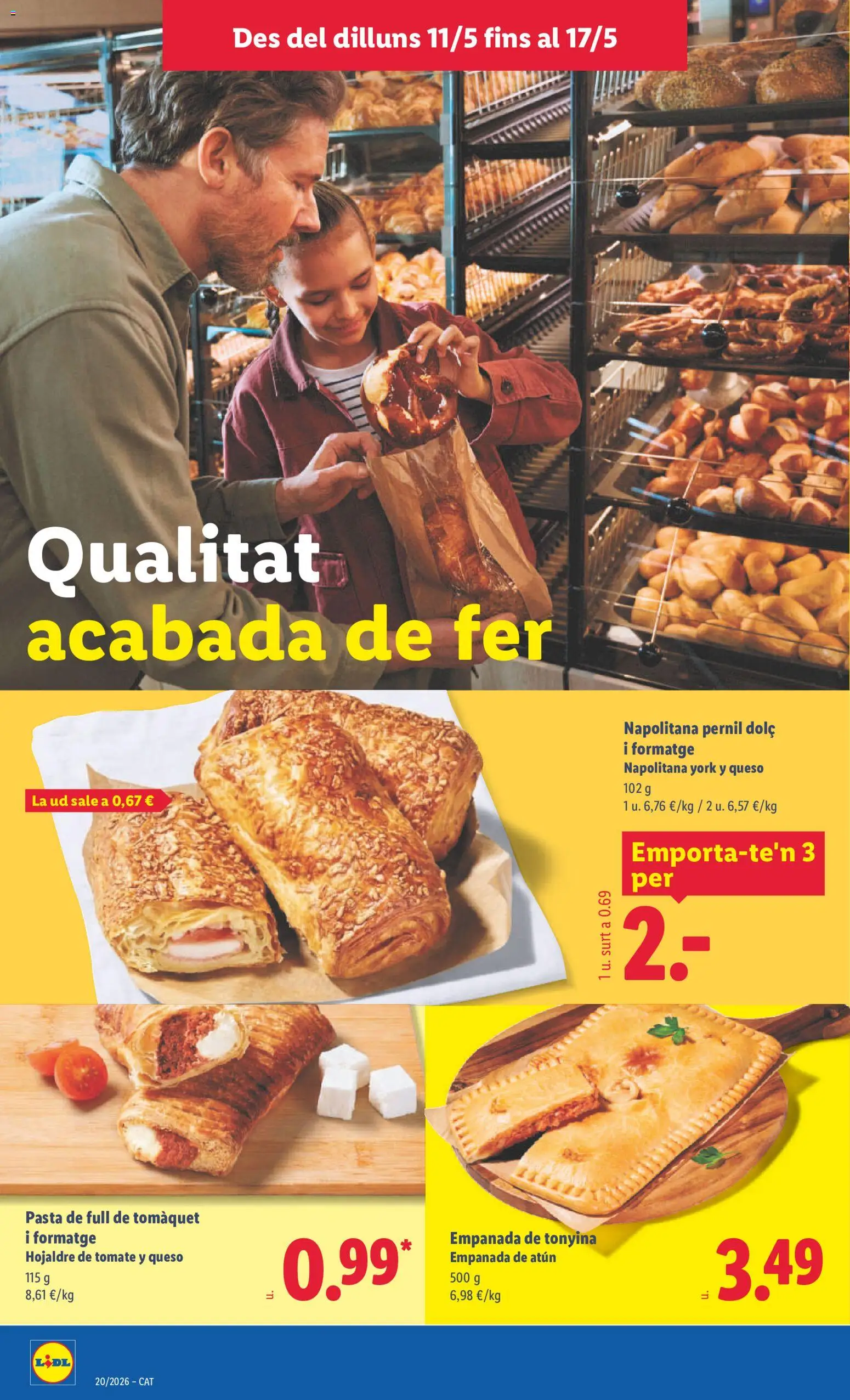 Lidl folleto │ válido desde el 11.05.2026 | Página: 6 | Productos: Queso, Pasta