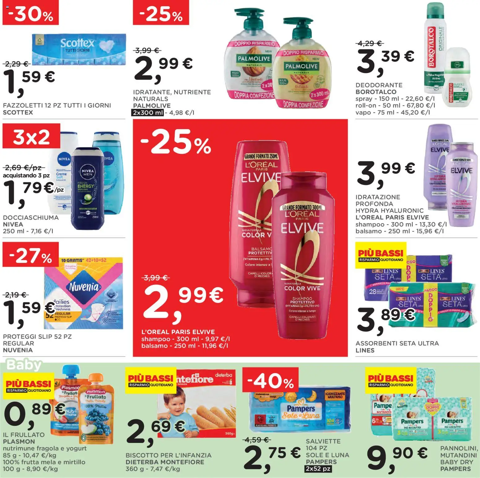 Volantino Poli del 02/09/2026 | Pagina: 29 | Prodotti: Shampoo, Balsamo, Deodorante, Proteggi slip