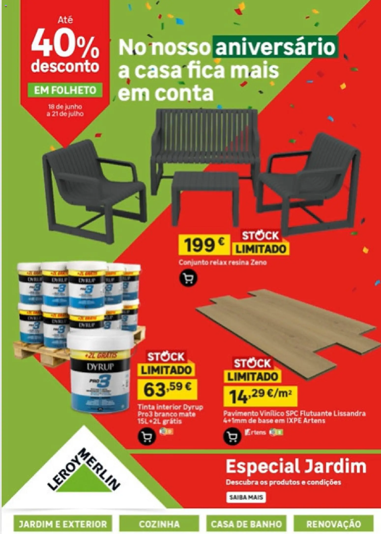 Leroy Merlin Catálogo Açores » de 18/06/2026 catalogue cover