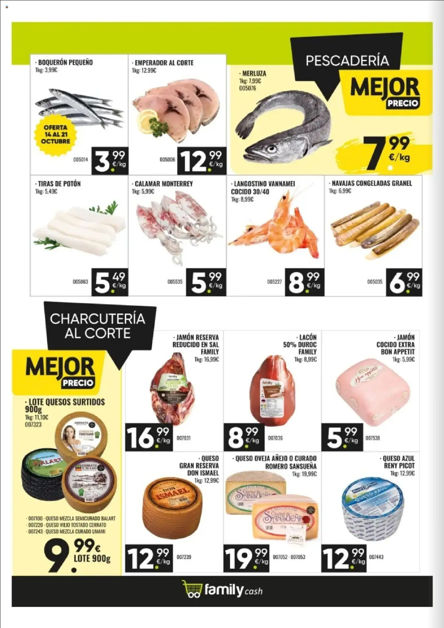 Family Cash folleto │ válido desde el 12/10/2026 | Página: 4 | Productos: Queso, Jamón, Sal, Queso azul