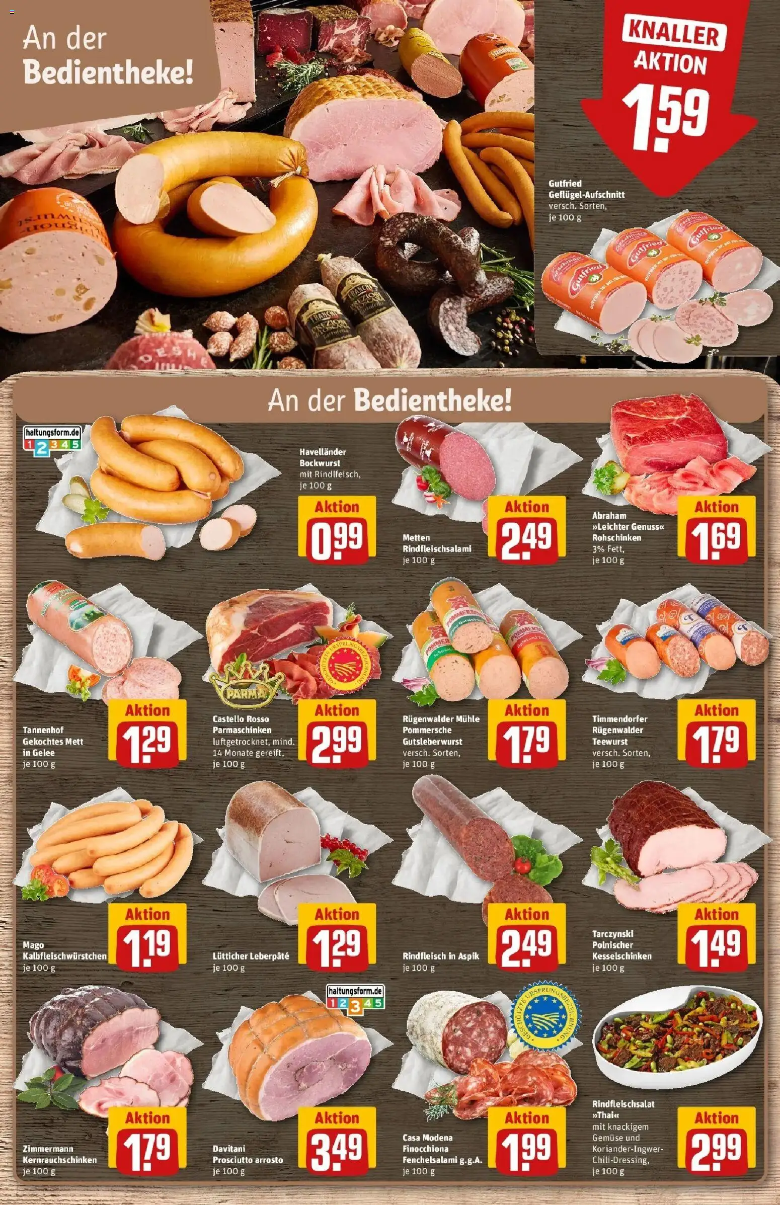 Rewe Prospekt Brandenburg An Der Havel – gültig ab 10.08.2026 | Seite: 8 | Produkte: Bockwurst, Mühle, Gemüse, Rindfleisch