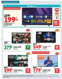 Auchan - Prévisualisation de TV LED 43" / 108CM QILIVE Q43US251B, TV LED 43" / 108CM QILIVE Q43US251B valide à partir de 07/07/2026 | Page: 32 | Produits: Télévision, TV led