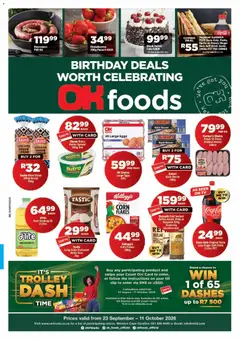 OK Foods specials catalogue – valid from 23/09/2026