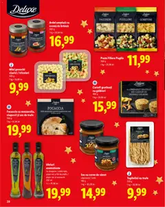 Ofertele Lidl valabile de la 19.10.2026 | Pagină: 28 | Produse: Focaccia, Cremă, Paste, Ardei umpluți
