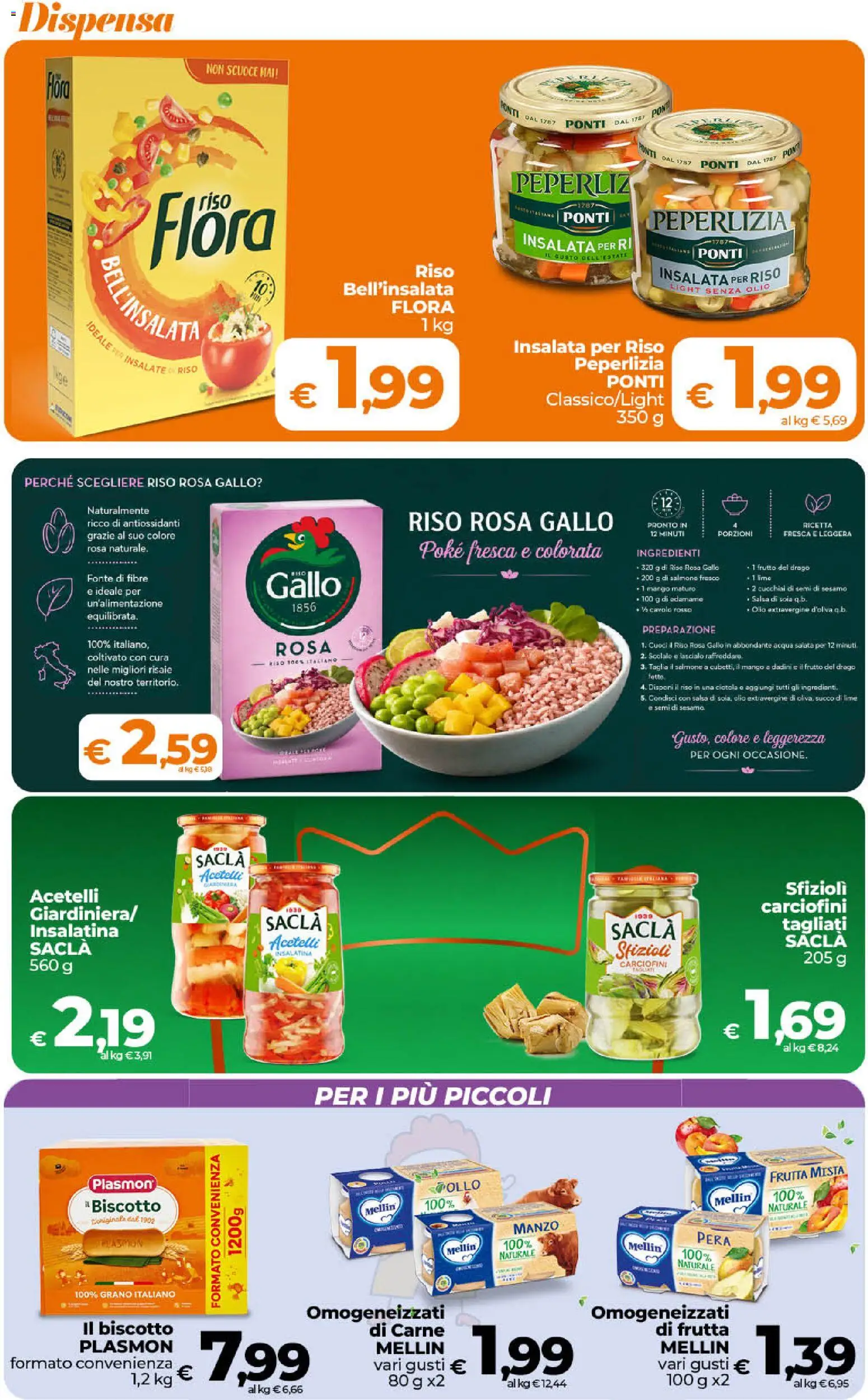 Volantino Ipercoop del 31/07/2026 | Pagina: 34 | Prodotti: Pollo, Salmone fresco, Olio, Ciotola