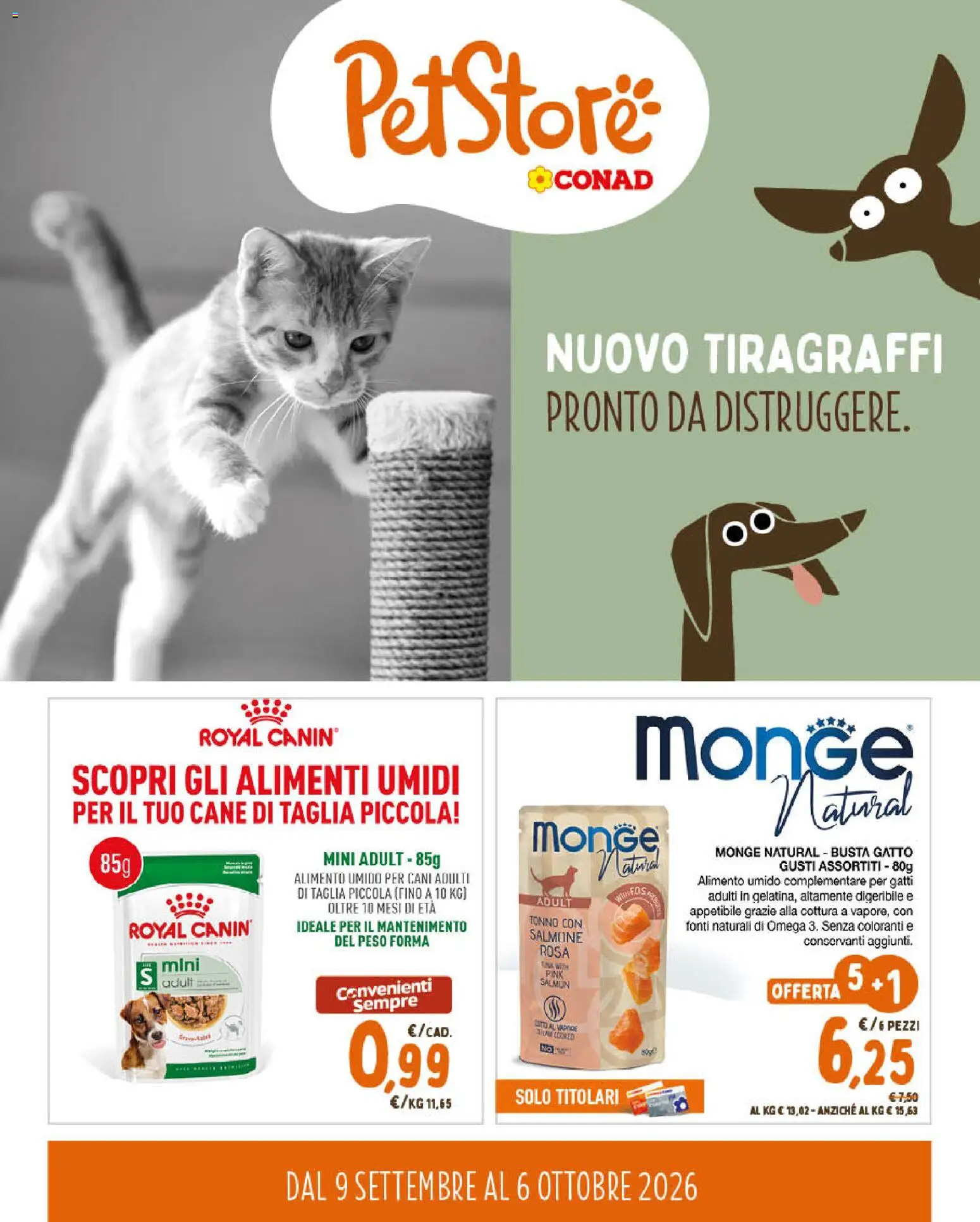 Volantino Conad del 09/09/2026 | Pagina: 1